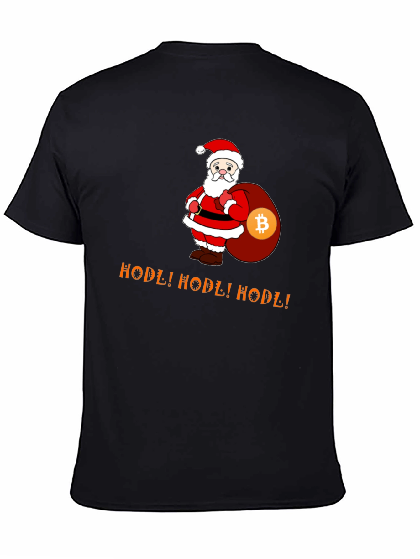 HODL Bitcoin Santa T-Shirt
