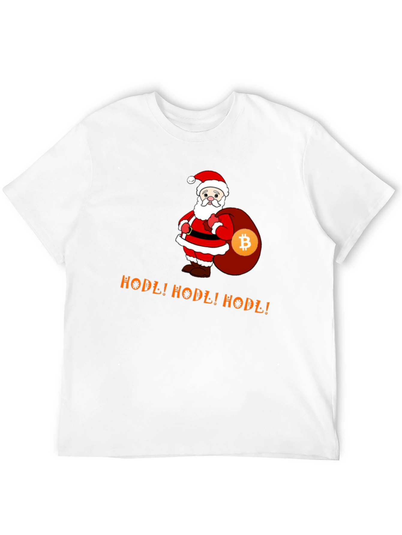 HODL Bitcoin Santa T-Shirt