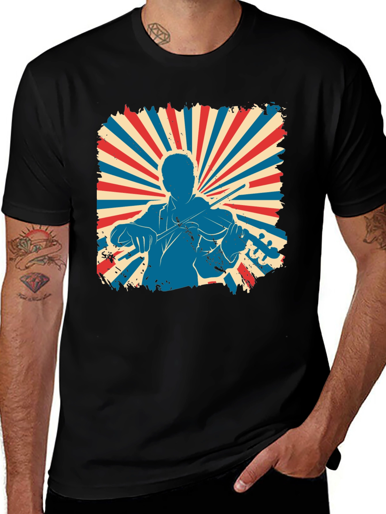 Vintage Violinist T-Shirt