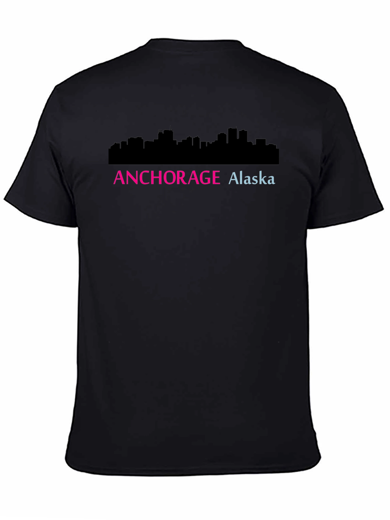Anchorage Alaska Skyline Graphic Tee
