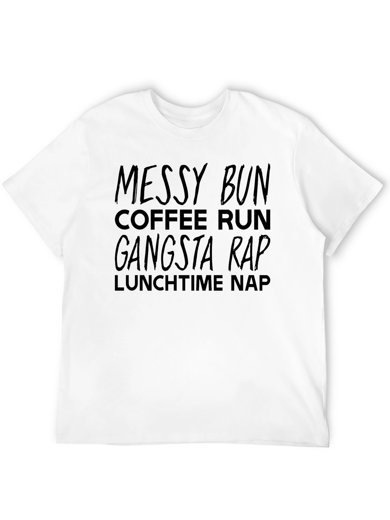 Messy Bun Coffee Run Graphic Tee