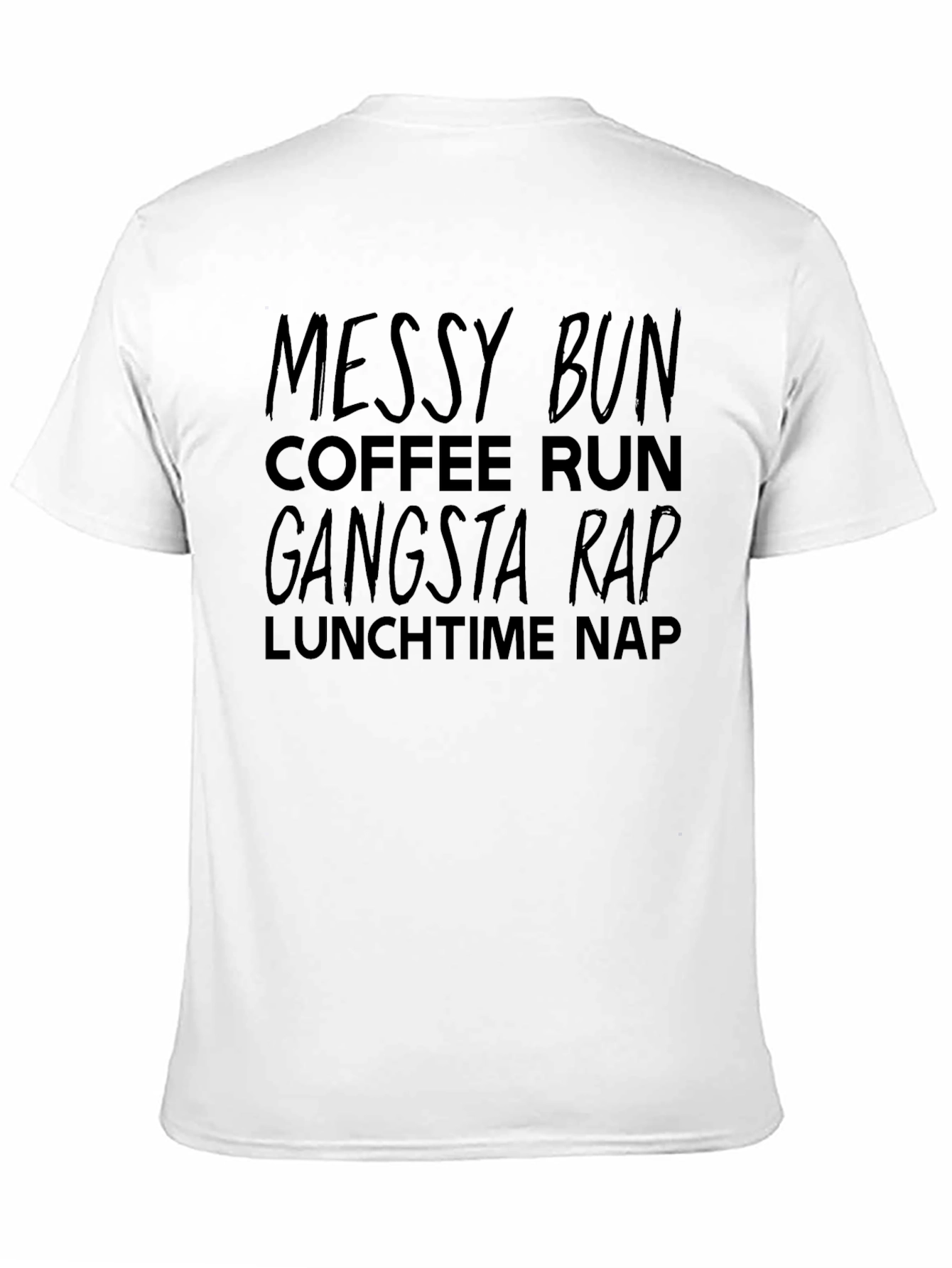 Messy Bun Coffee Run Graphic Tee