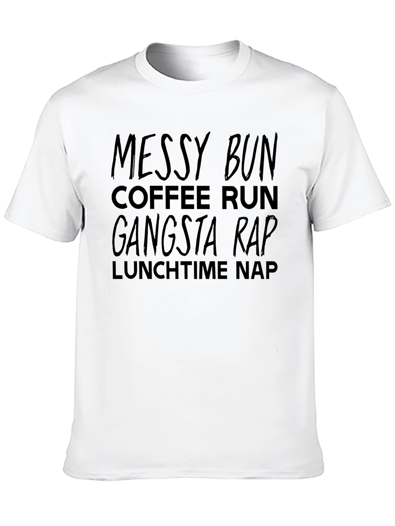 Messy Bun Coffee Run Graphic Tee