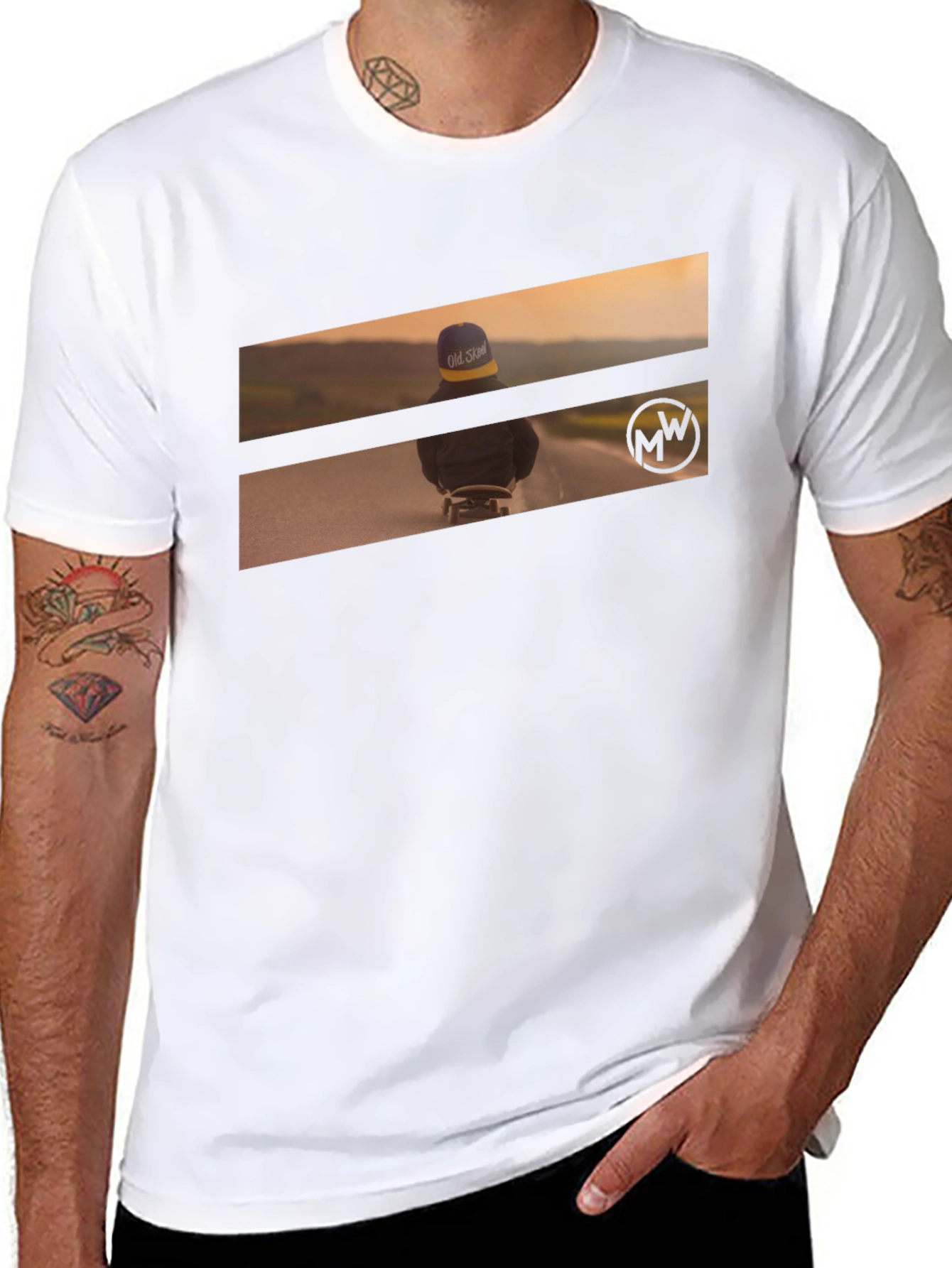 Skateboarder T-Shirt - Cool Graphic Tee