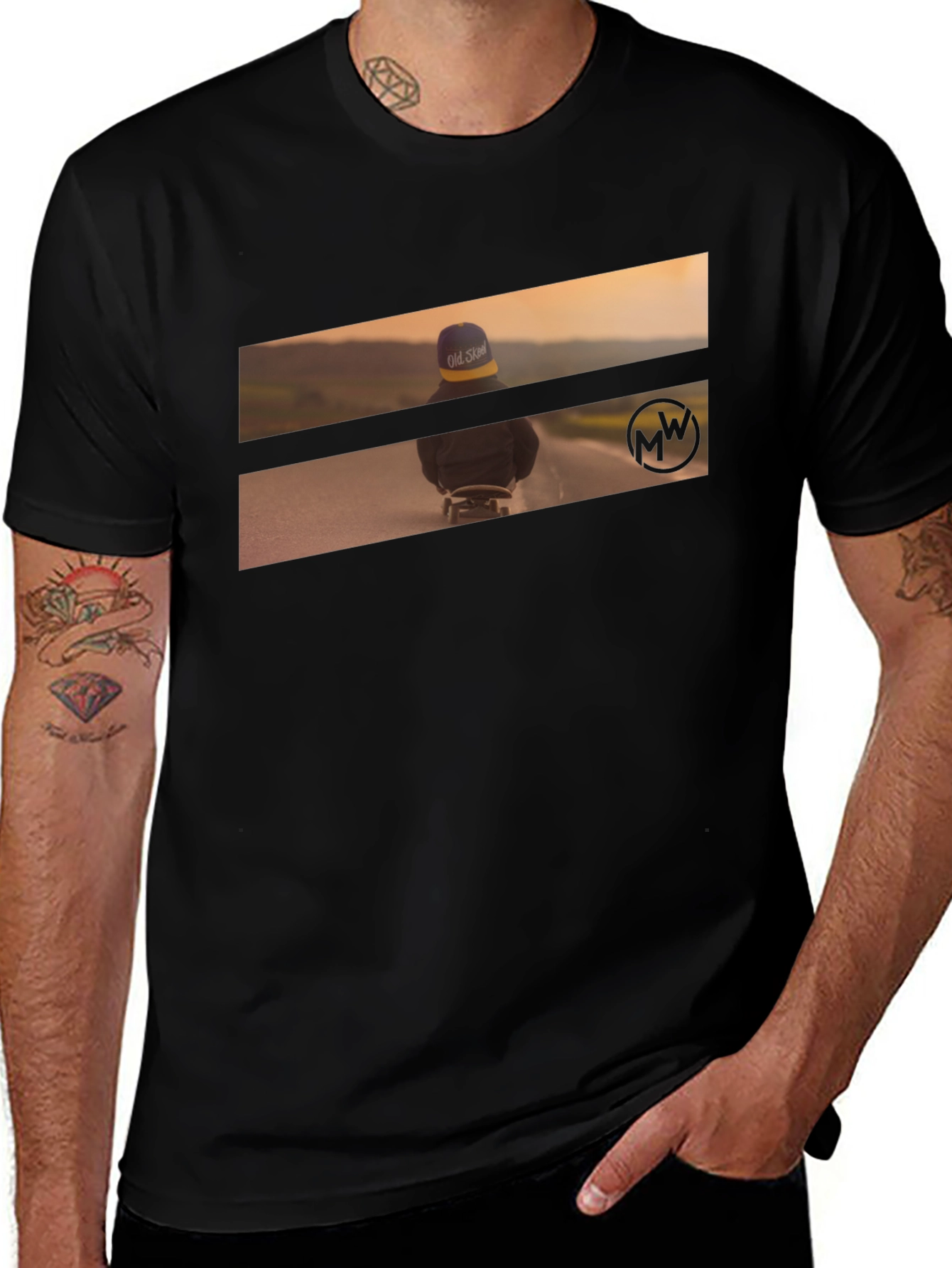 Skateboarder T-Shirt - Cool Graphic Tee