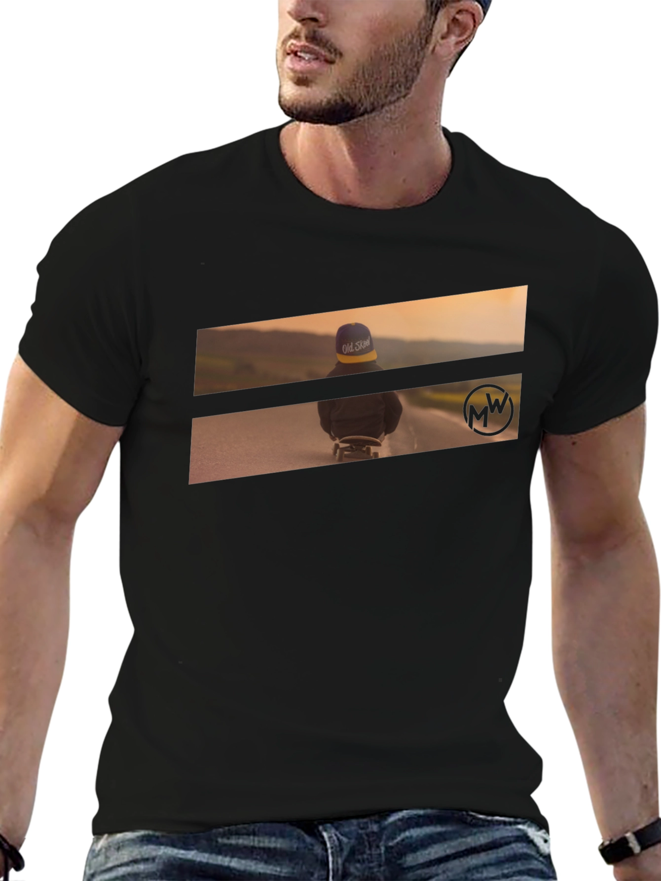 Skateboarder T-Shirt - Cool Graphic Tee