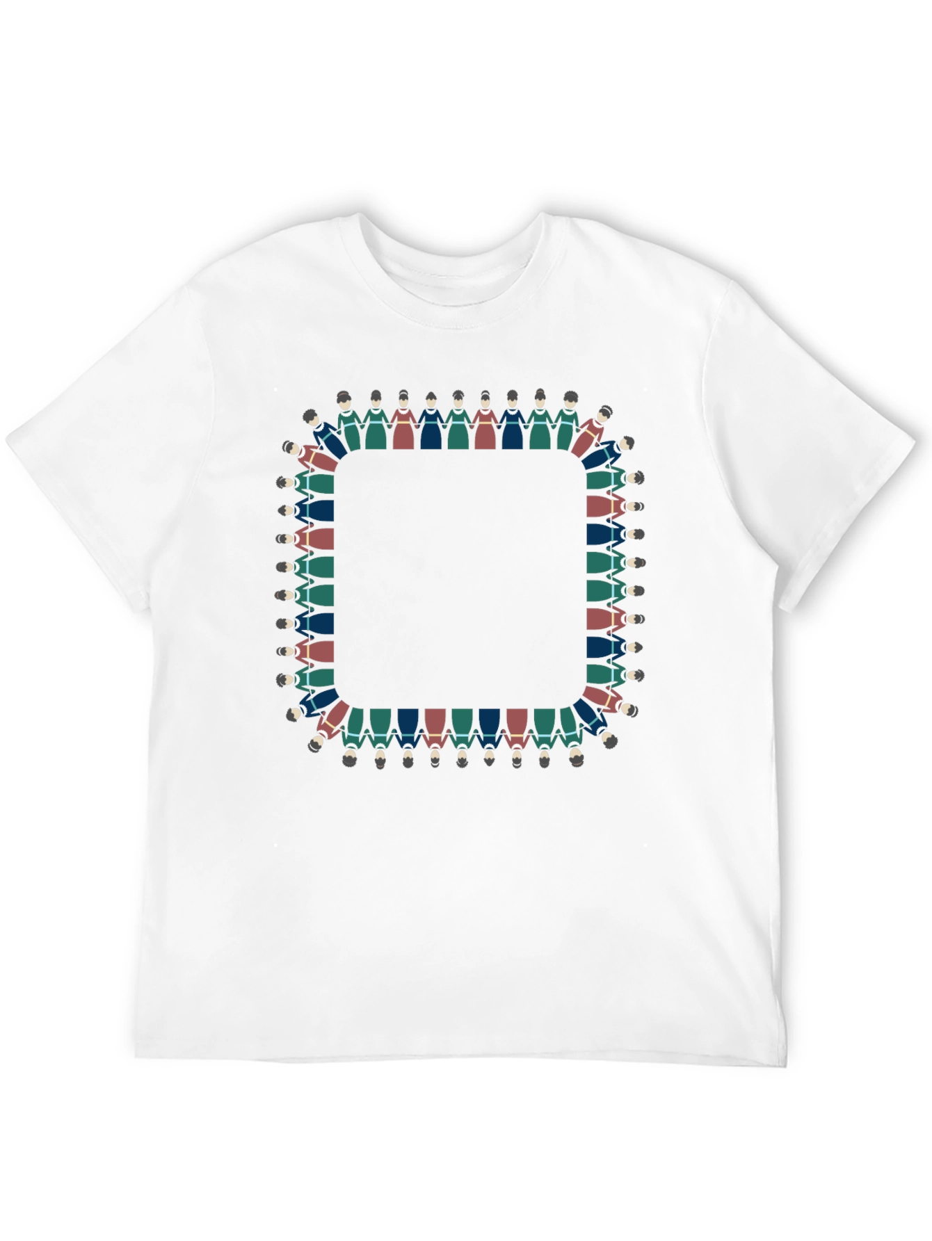 Circle of People Graphic Tee - Unisex Black T-Shirt