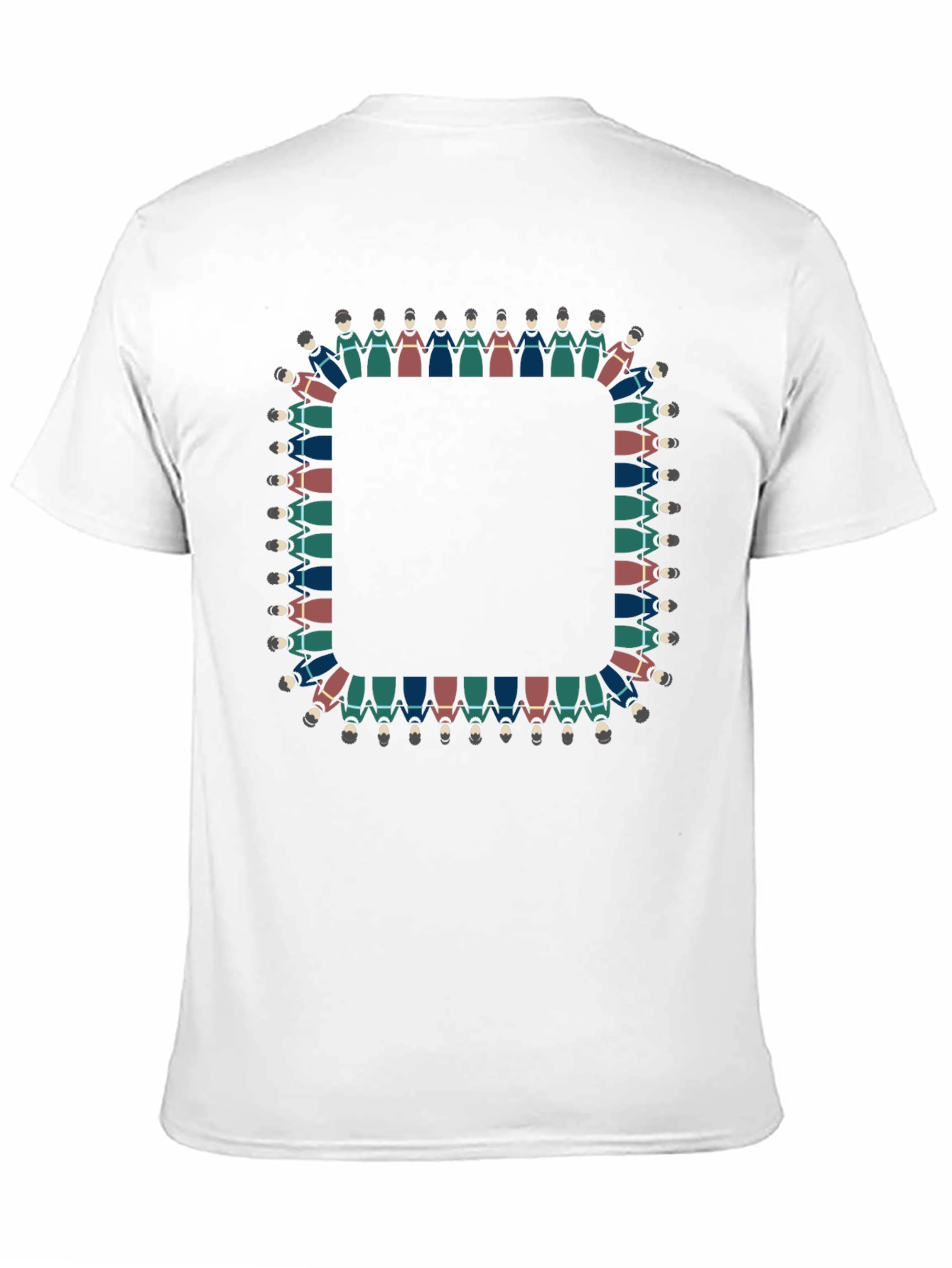 Circle of People Graphic Tee - Unisex Black T-Shirt