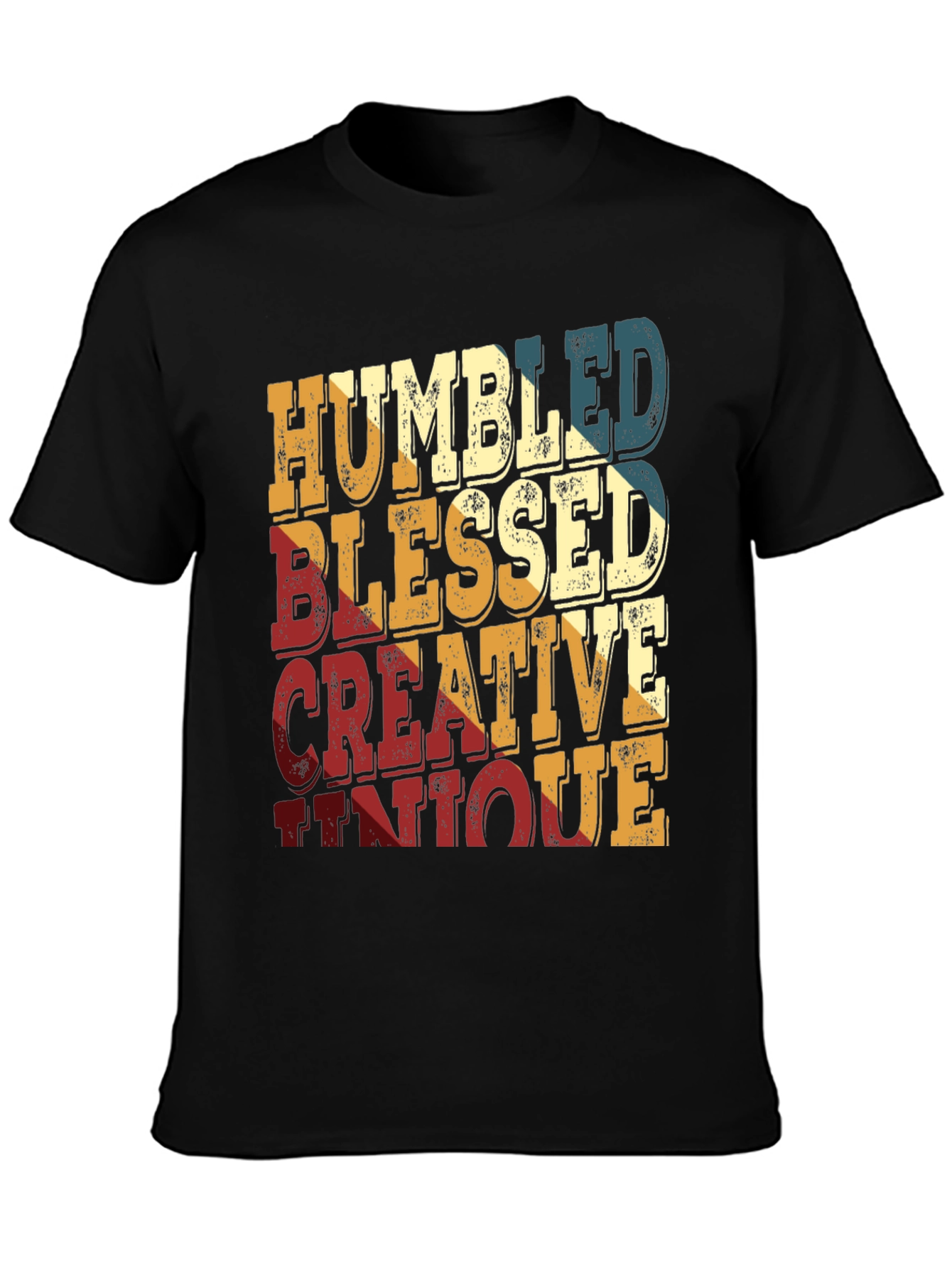 Humbled Blessed Creative Unique Retro Tee
