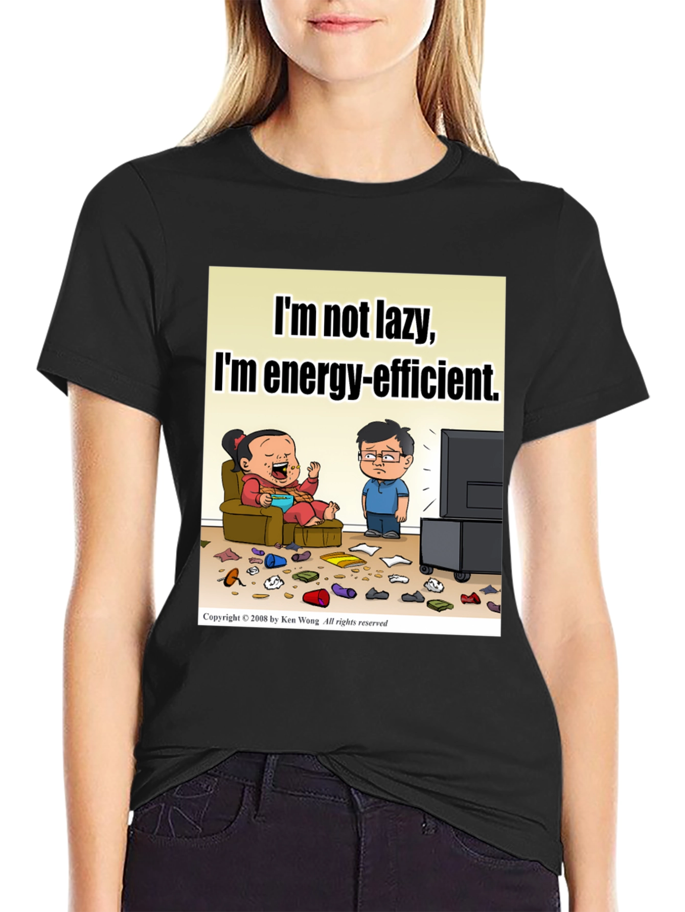 Lazy Energy-Efficient T-Shirt