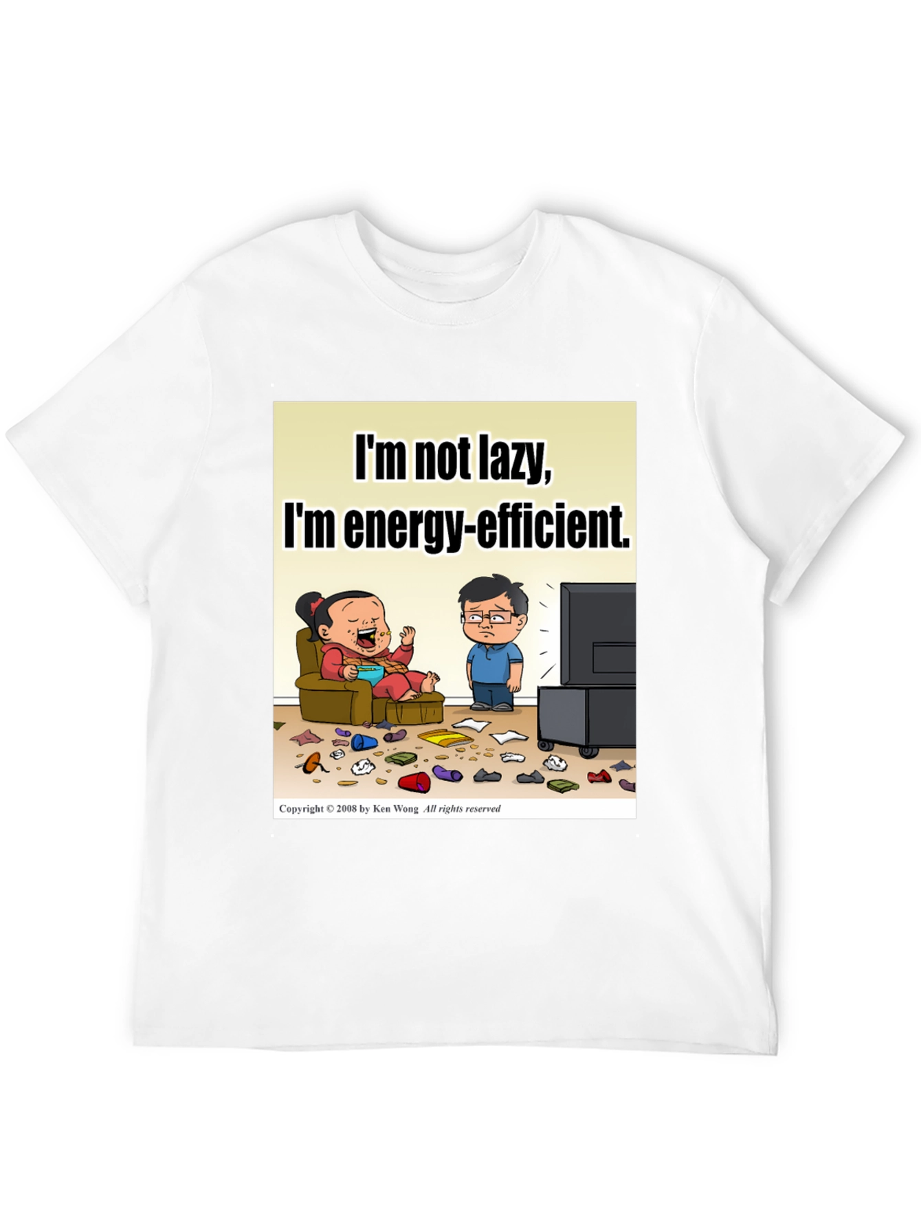Lazy Energy-Efficient T-Shirt