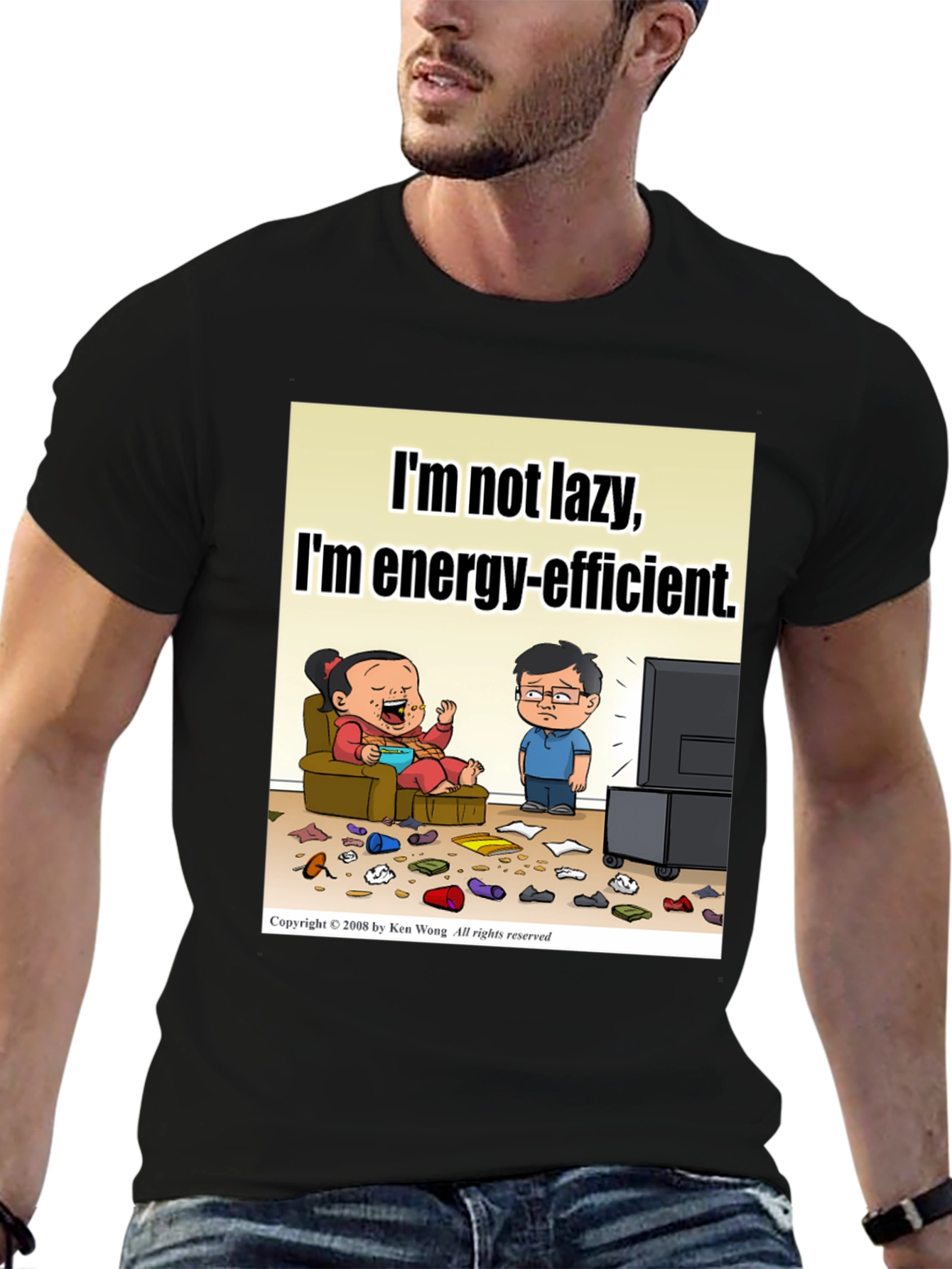 Lazy Energy-Efficient T-Shirt