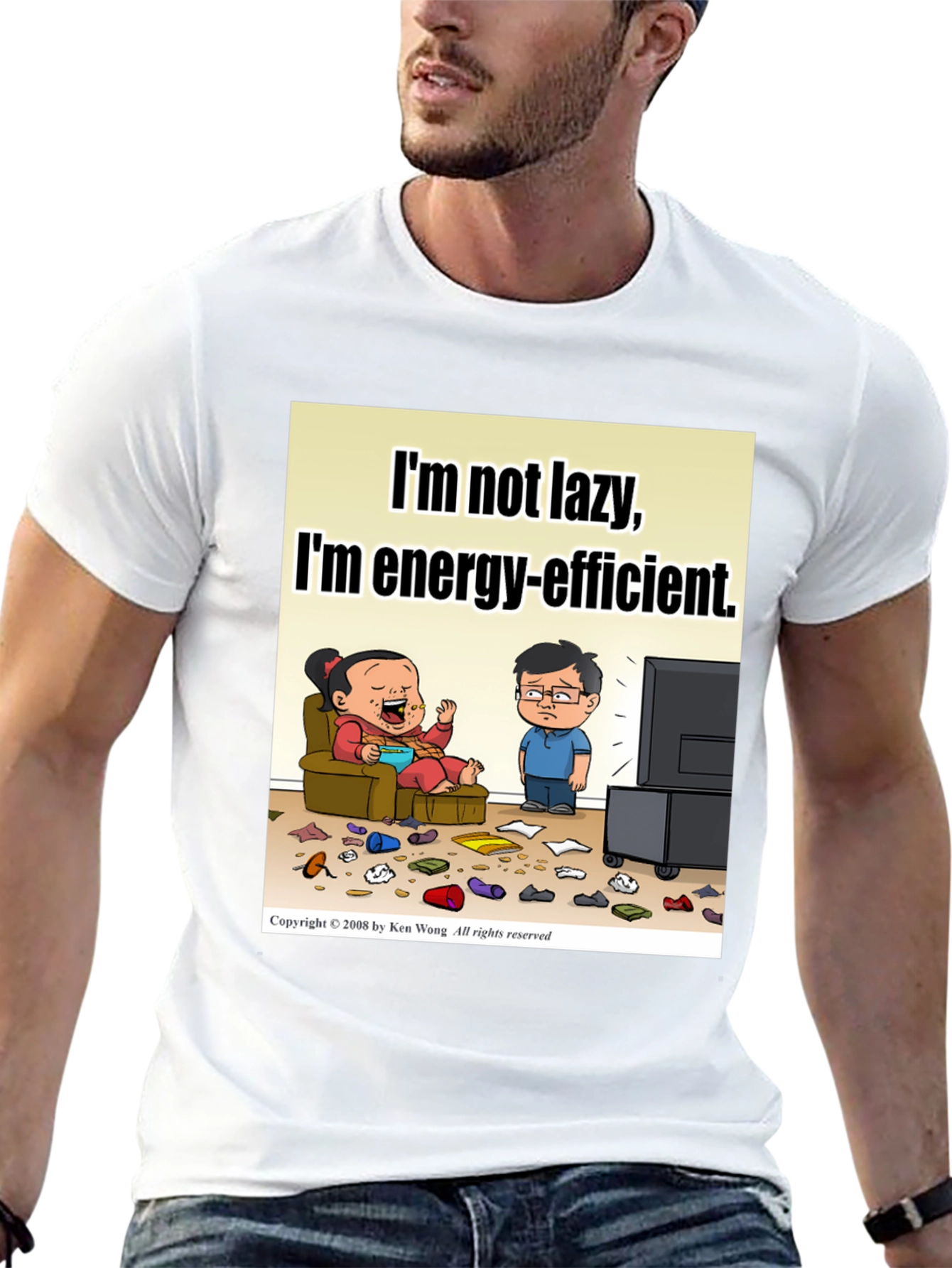 Lazy Energy-Efficient T-Shirt