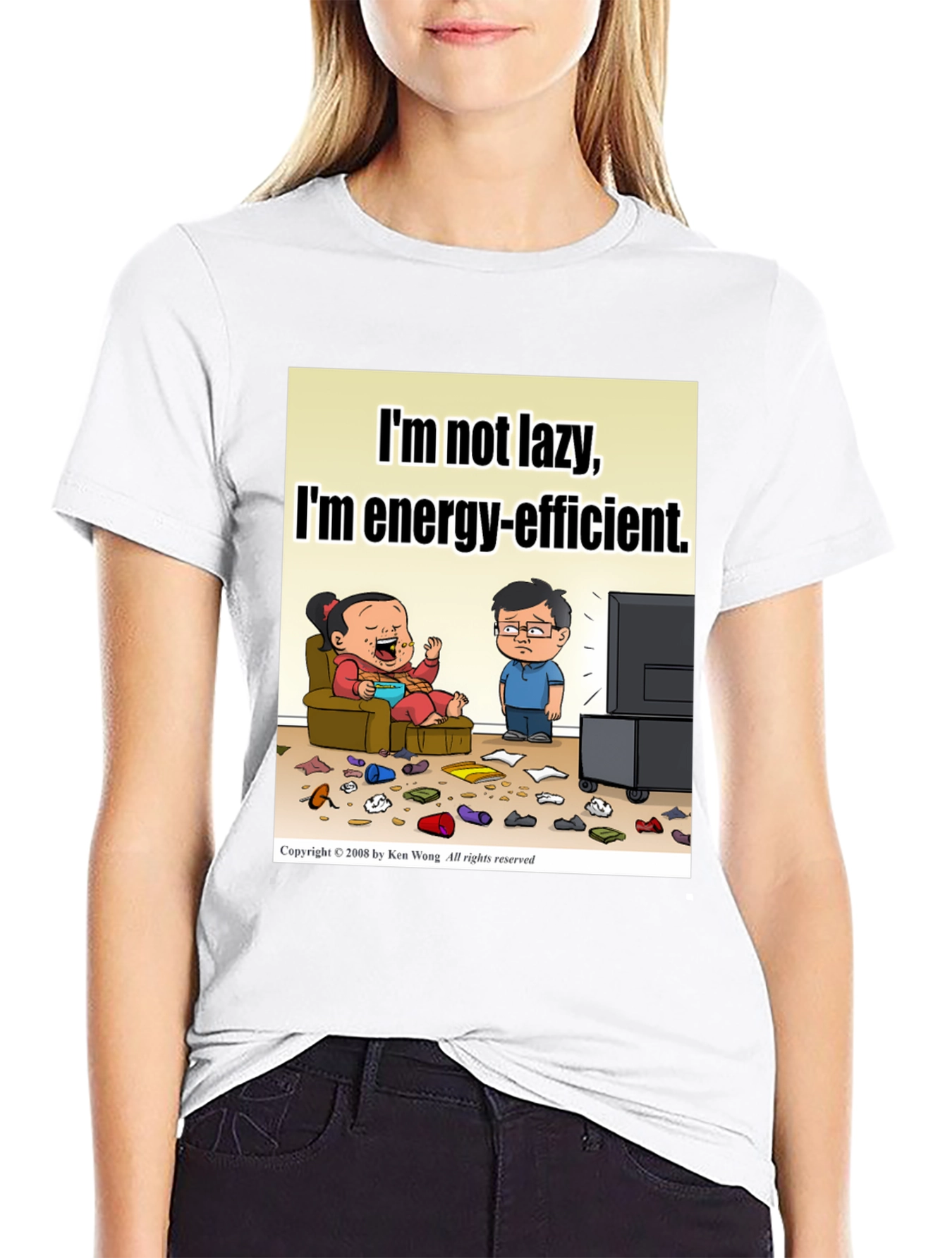 Lazy Energy-Efficient T-Shirt