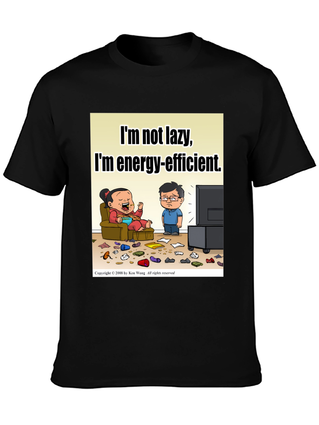 Lazy Energy-Efficient T-Shirt