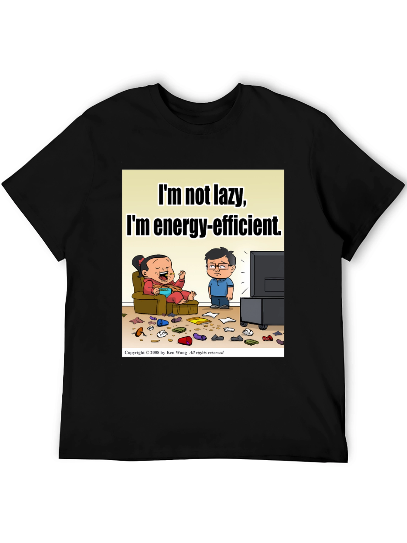 Lazy Energy-Efficient T-Shirt