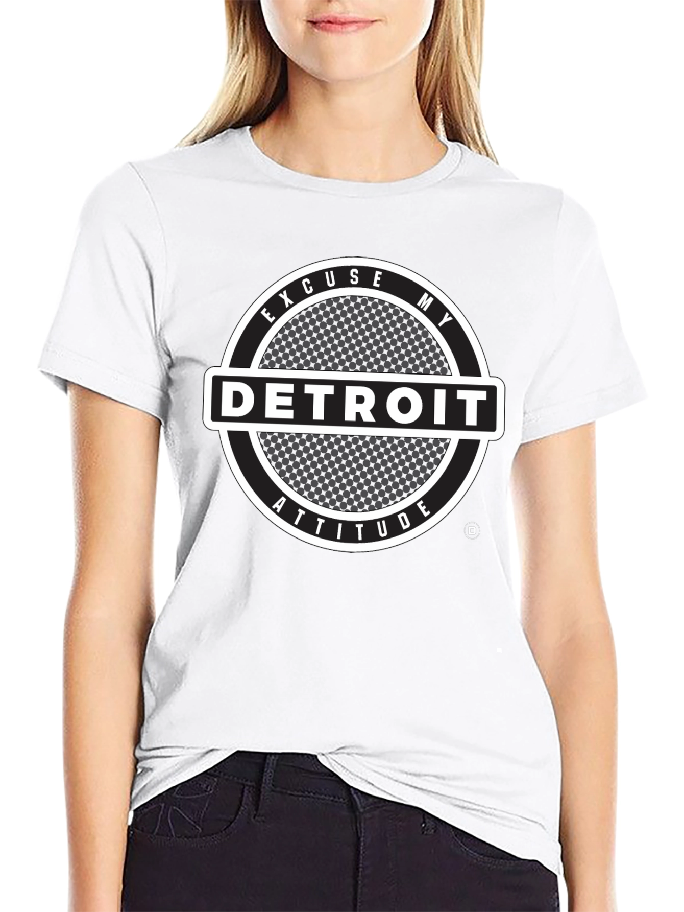Detroit Attitude Graphic Tee - Black