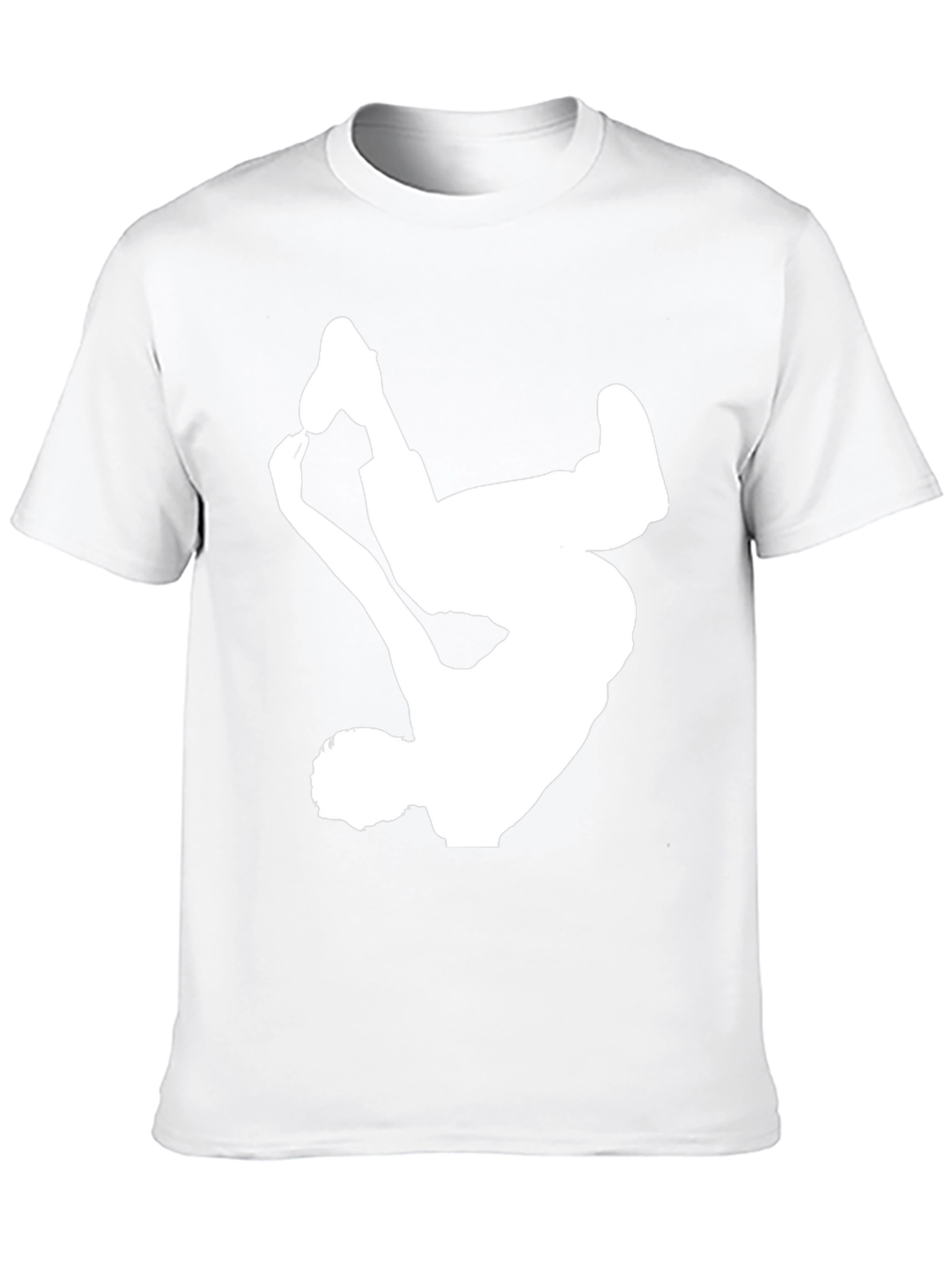 Breakdance Silhouette Black Graphic Tee