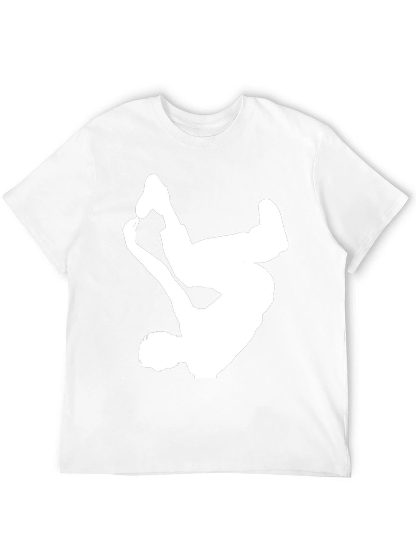 Breakdance Silhouette Black Graphic Tee