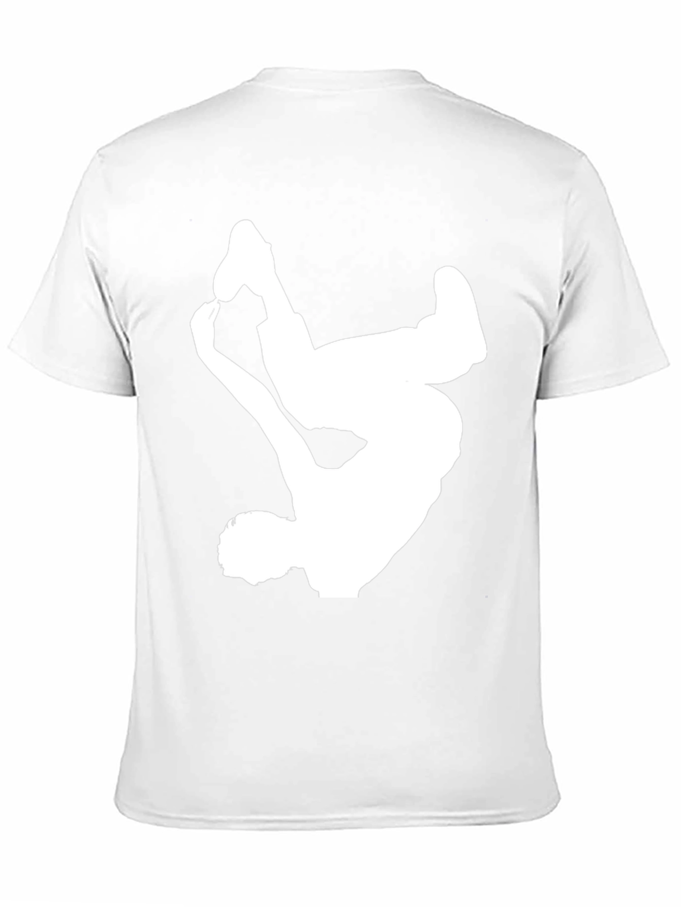 Breakdance Silhouette Black Graphic Tee
