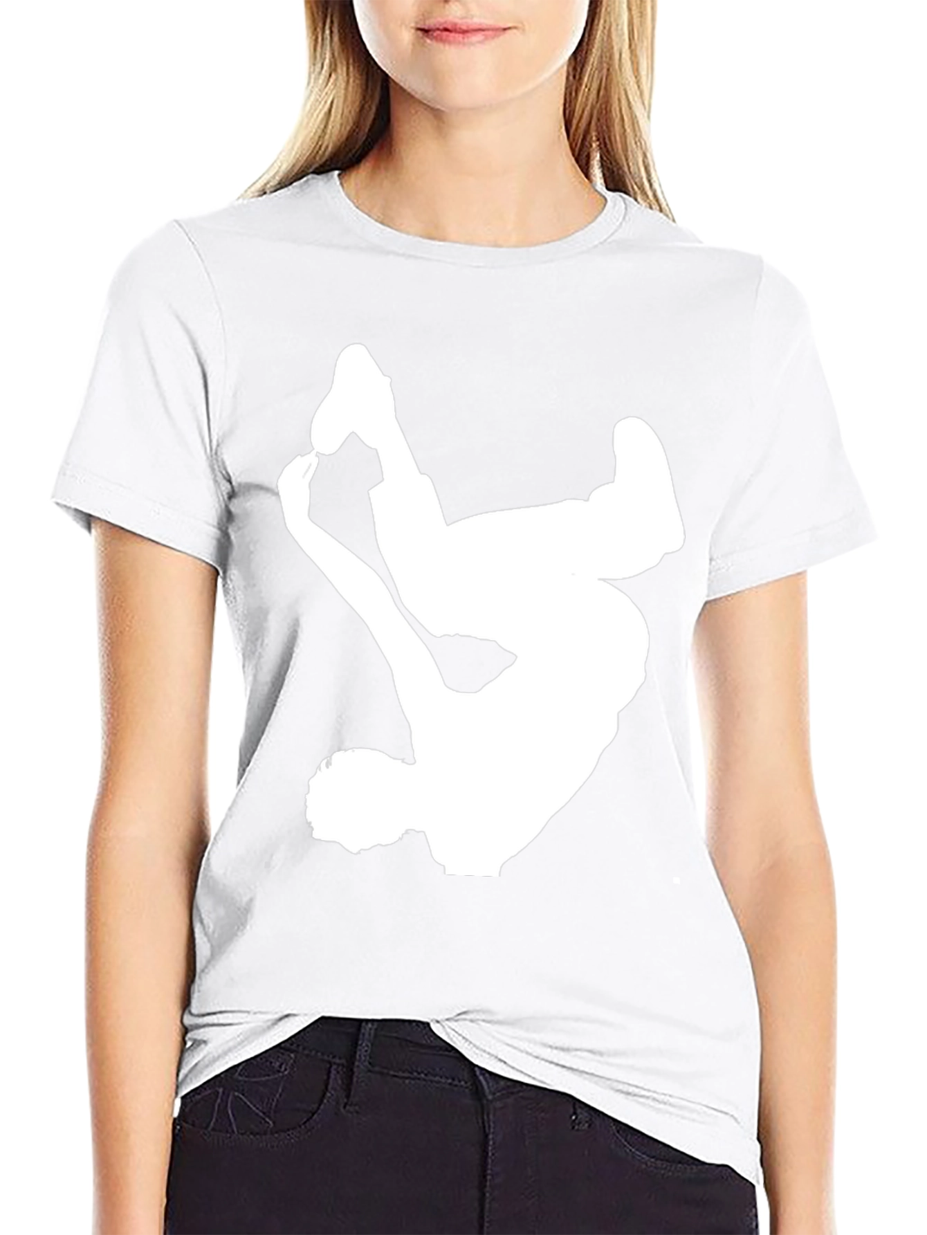 Breakdance Silhouette Black Graphic Tee