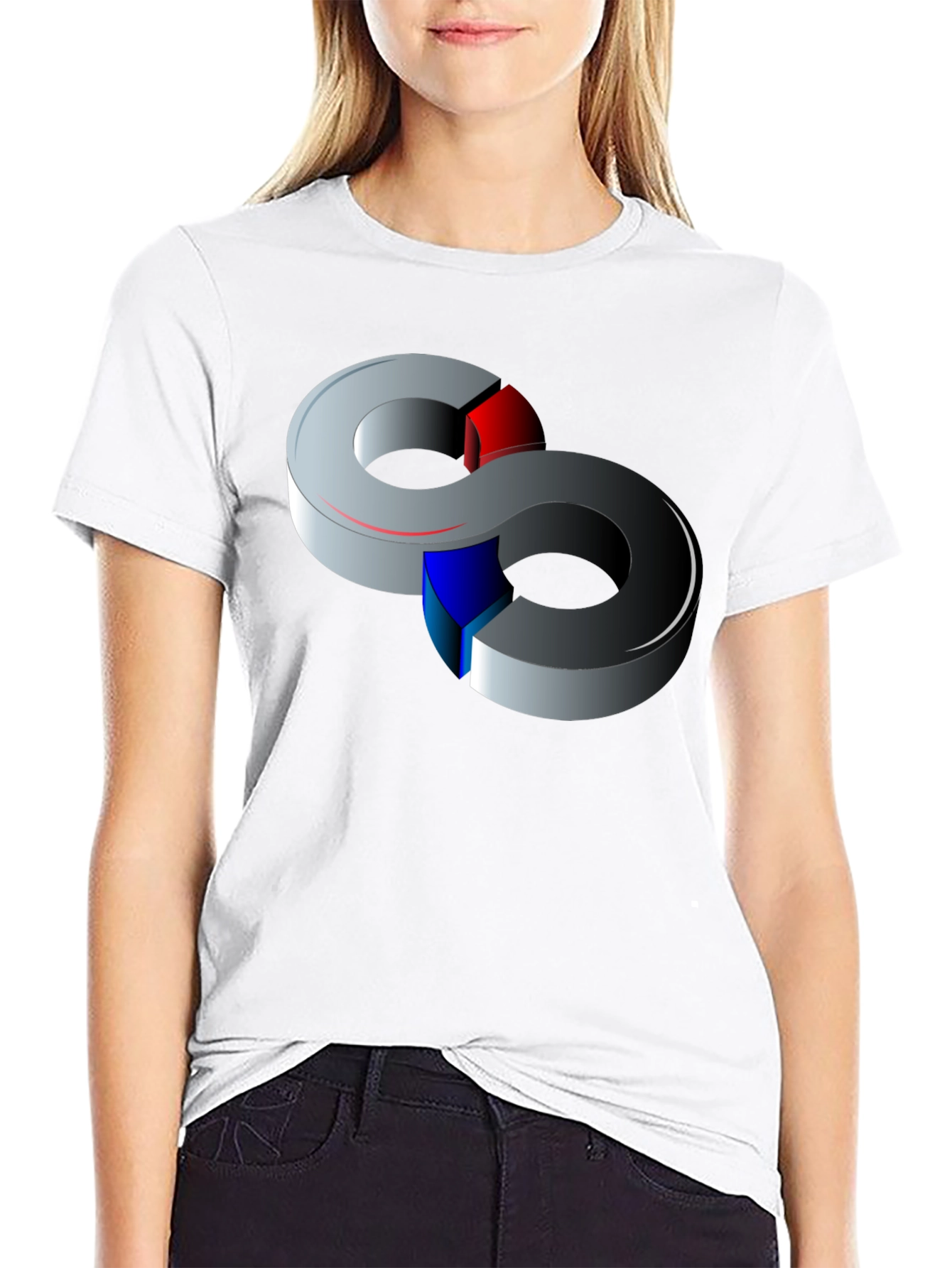 Abstract Illusion T-Shirt - Modern Art Tee