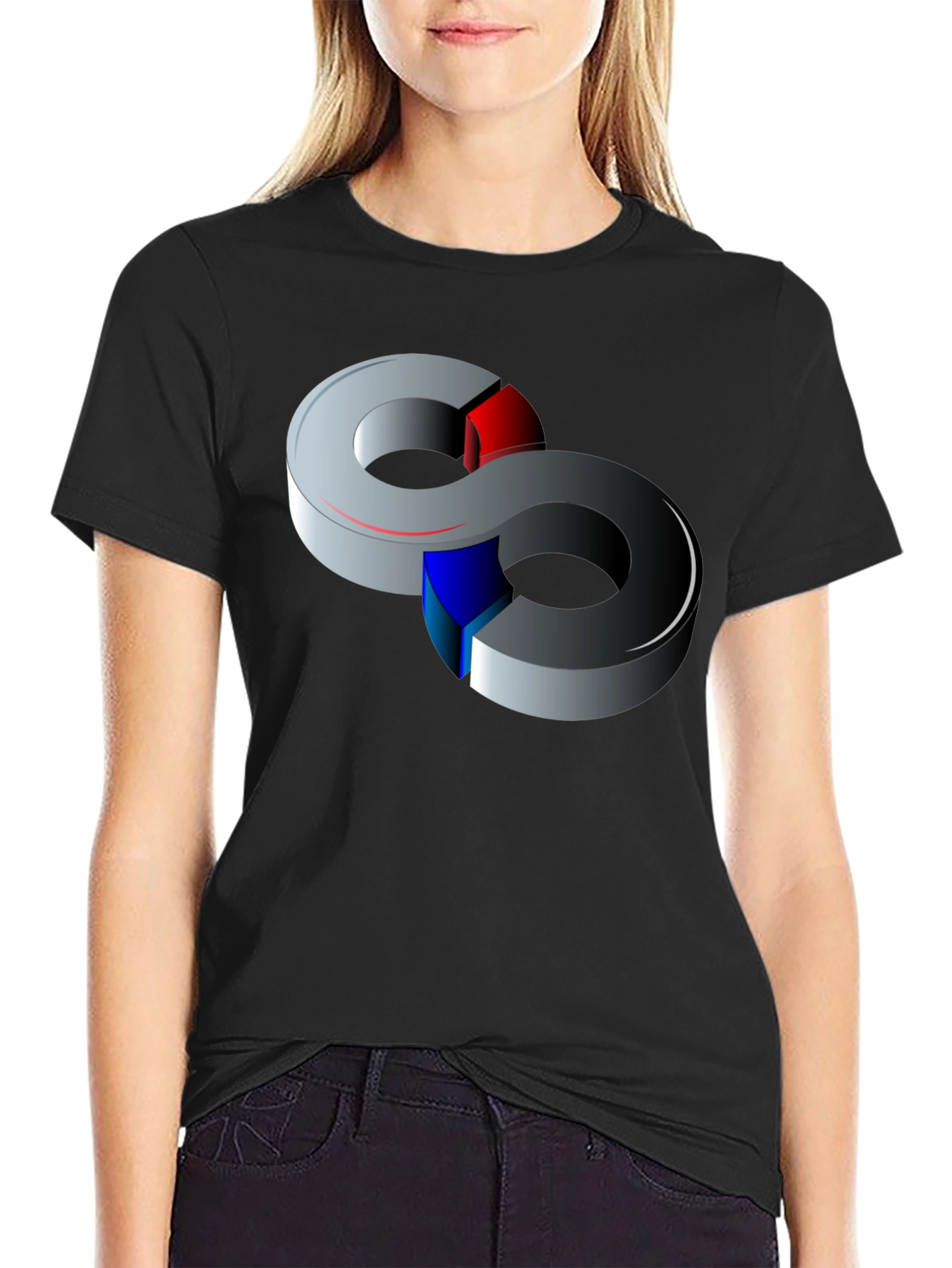 Abstract Illusion T-Shirt - Modern Art Tee