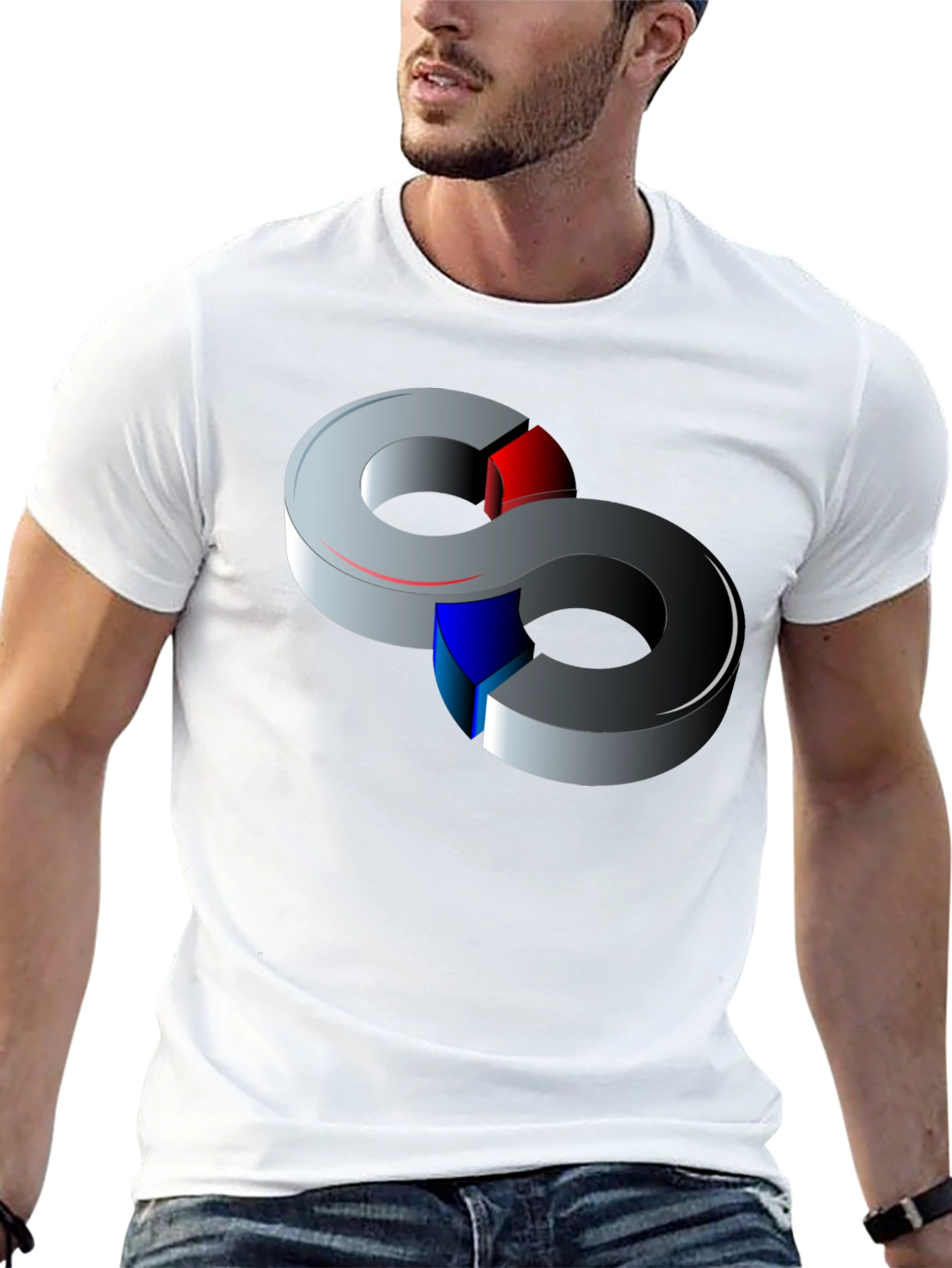 Abstract Illusion T-Shirt - Modern Art Tee