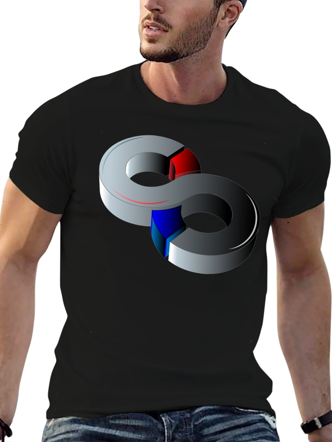 Abstract Illusion T-Shirt - Modern Art Tee
