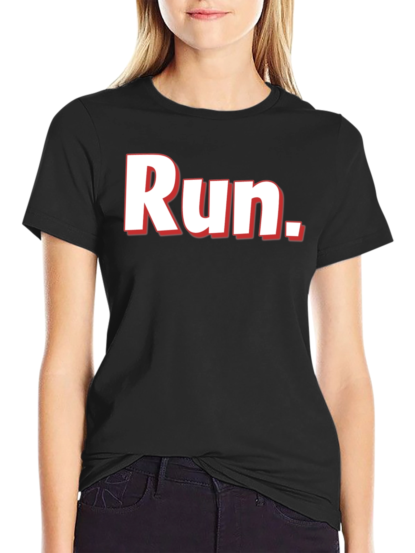 Run Graphic Tee - Stylish Comfort