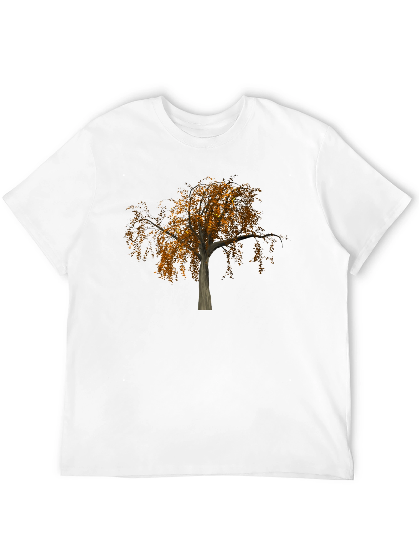 Fall Tree Graphic Black Tee - Nature Inspired Style
