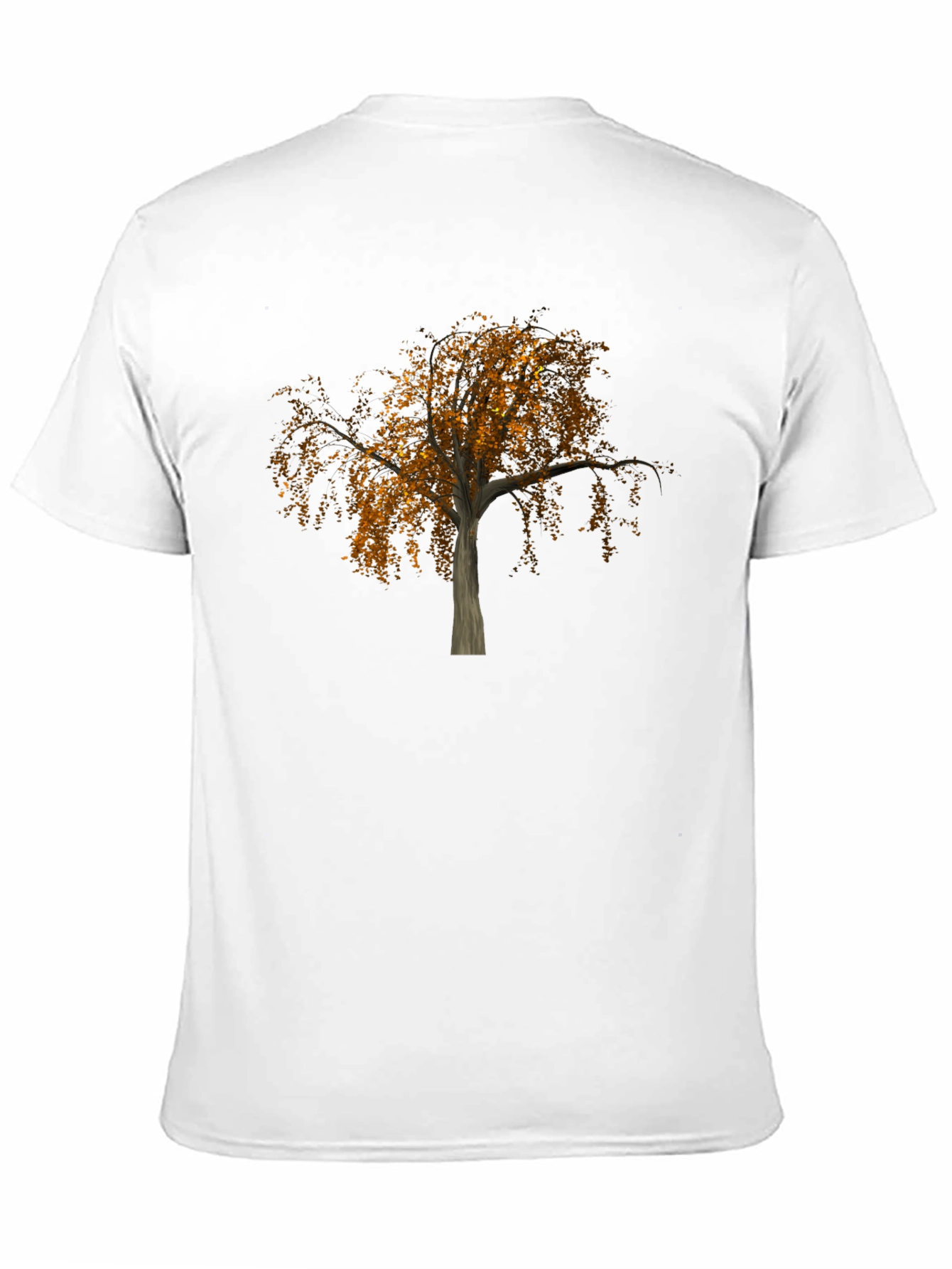 Fall Tree Graphic Black Tee - Nature Inspired Style