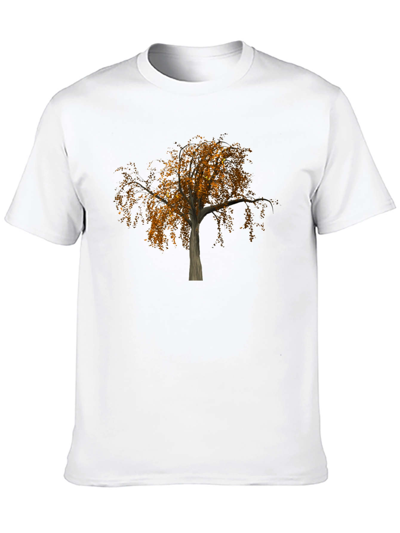 Fall Tree Graphic Black Tee - Nature Inspired Style
