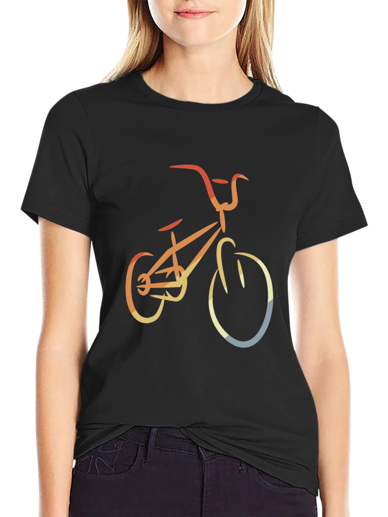 Retro Style Bicycle Graphic Tee