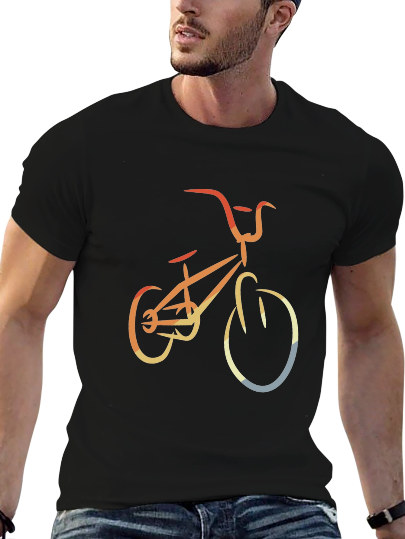 Retro Style Bicycle Graphic Tee