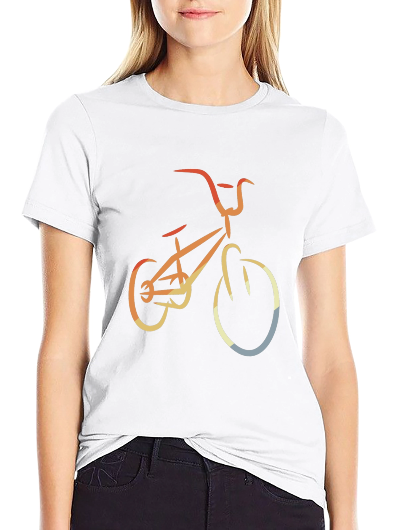 Retro Style Bicycle Graphic Tee