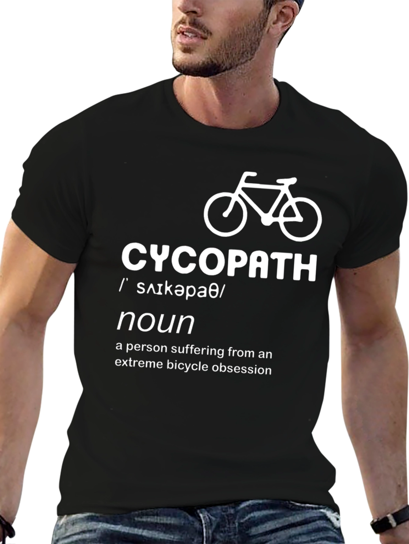 Cycopath Definition T-Shirt - Bicycle Obsession Tee
