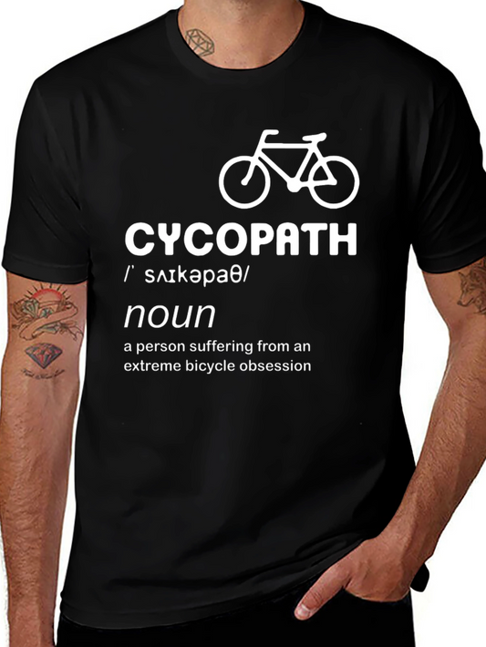 Cycopath Definition T-Shirt - Bicycle Obsession Tee