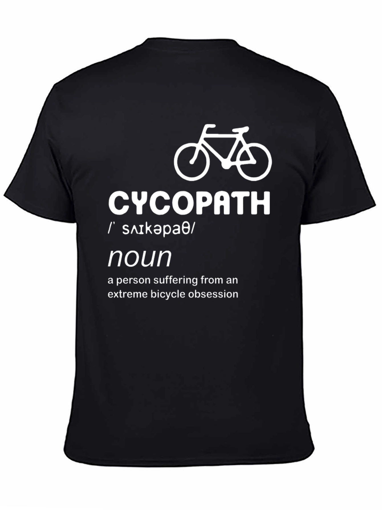 Cycopath Definition T-Shirt - Bicycle Obsession Tee