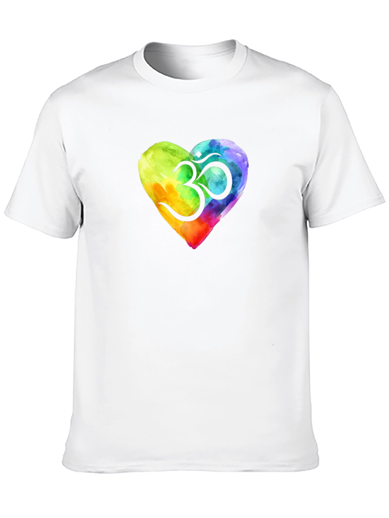 Om Heart Watercolor T-Shirt