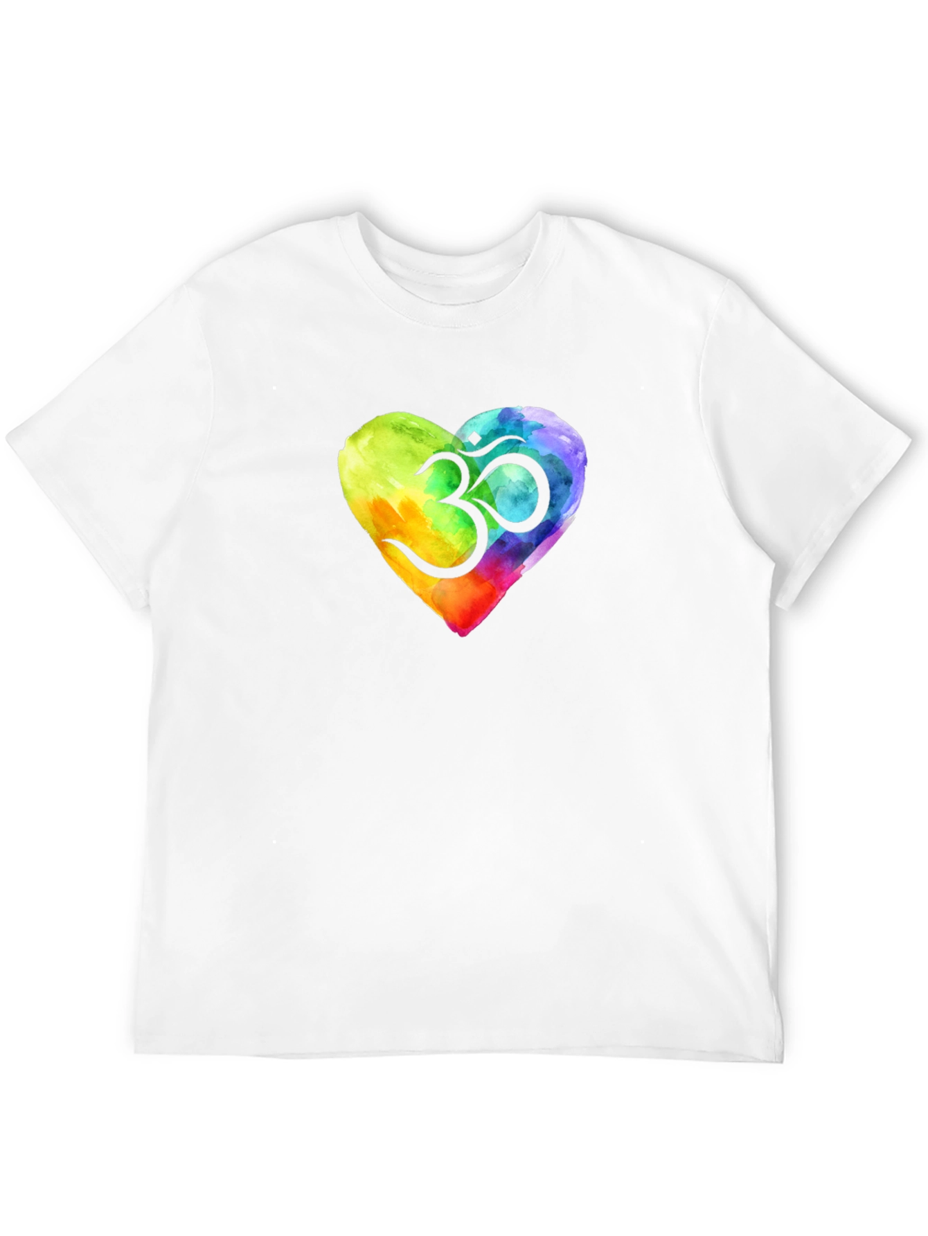 Om Heart Watercolor T-Shirt
