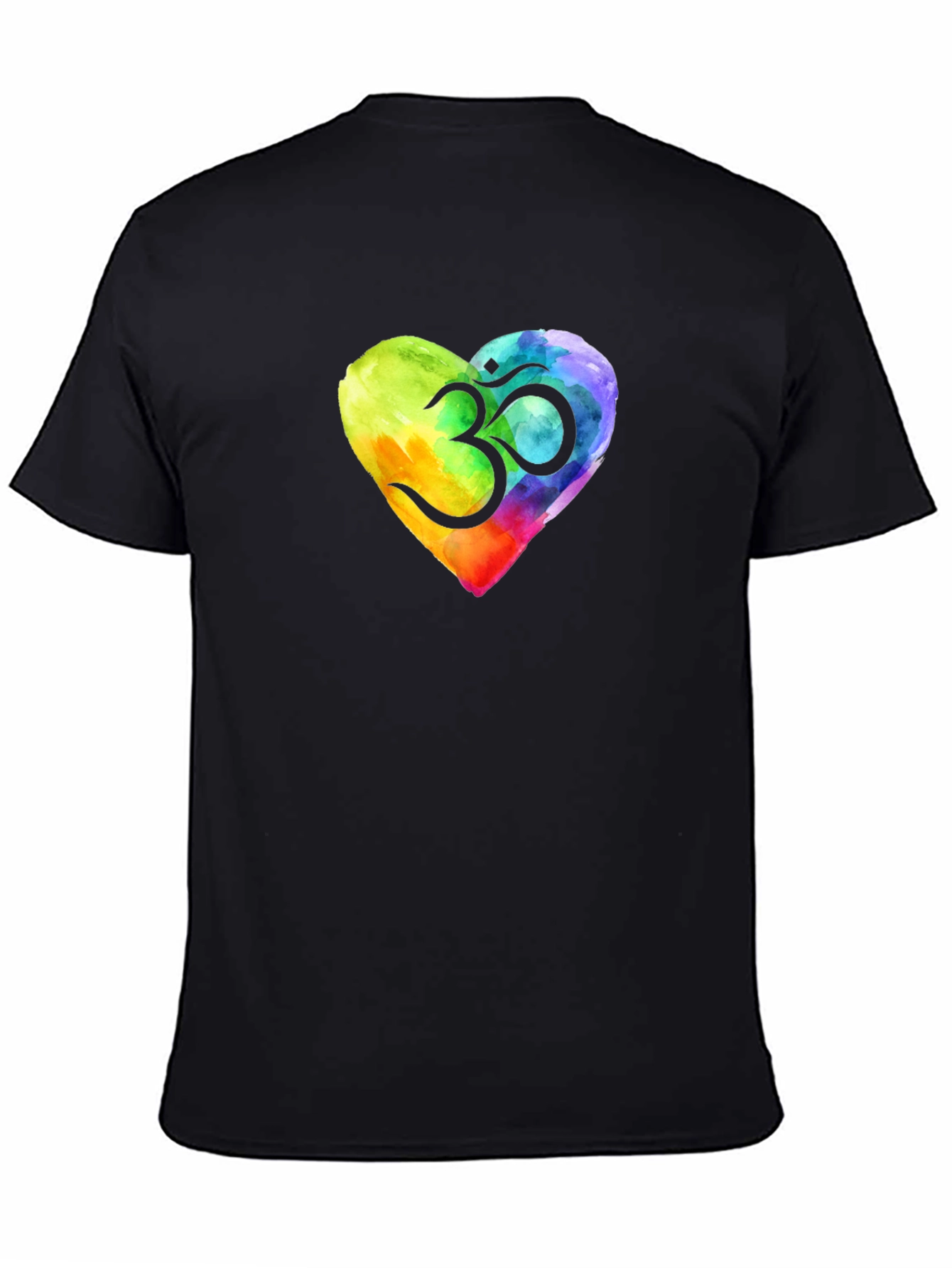 Om Heart Watercolor T-Shirt