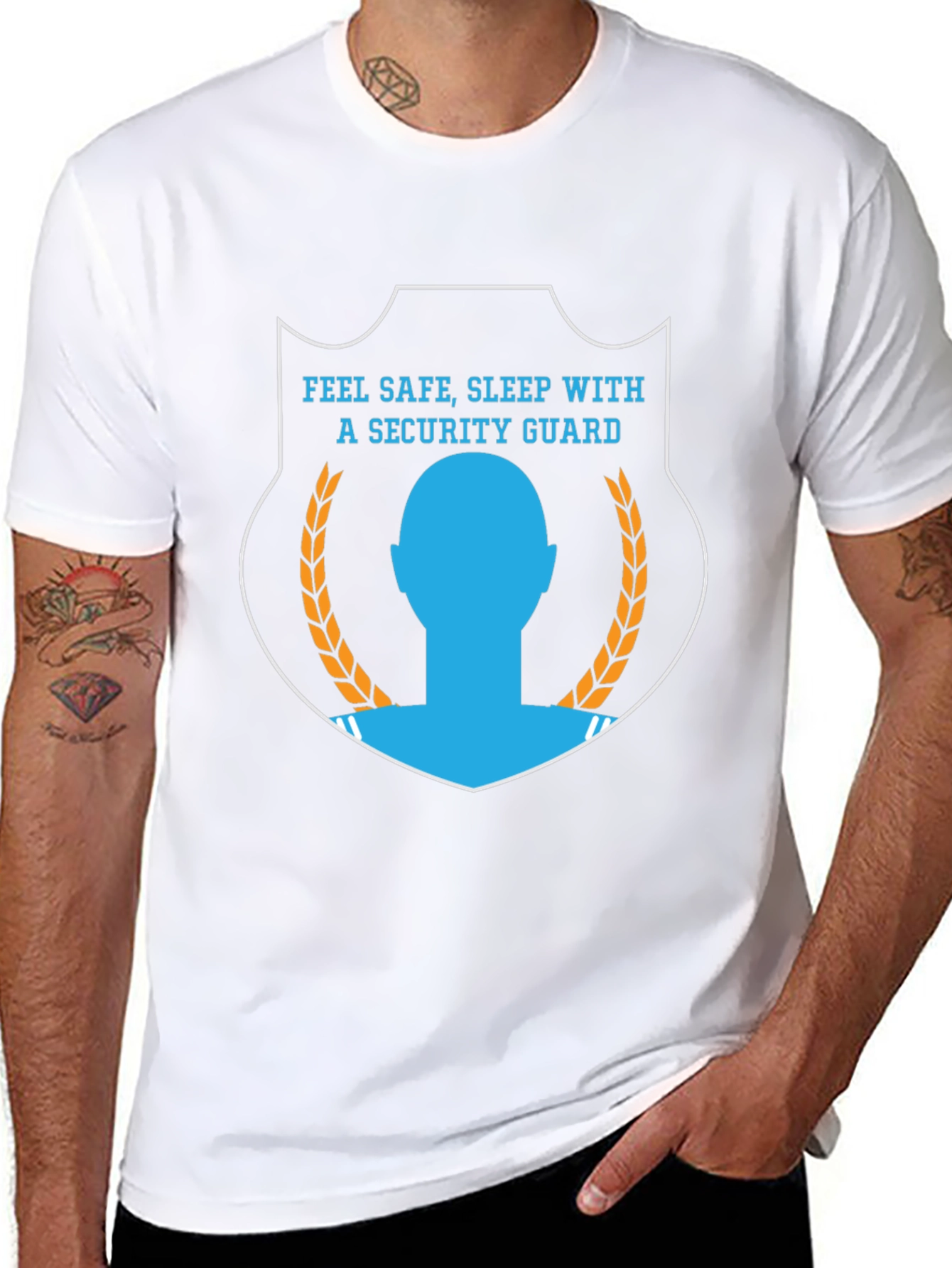 Feel Safe Sleep With a Security Guard T-Shirt