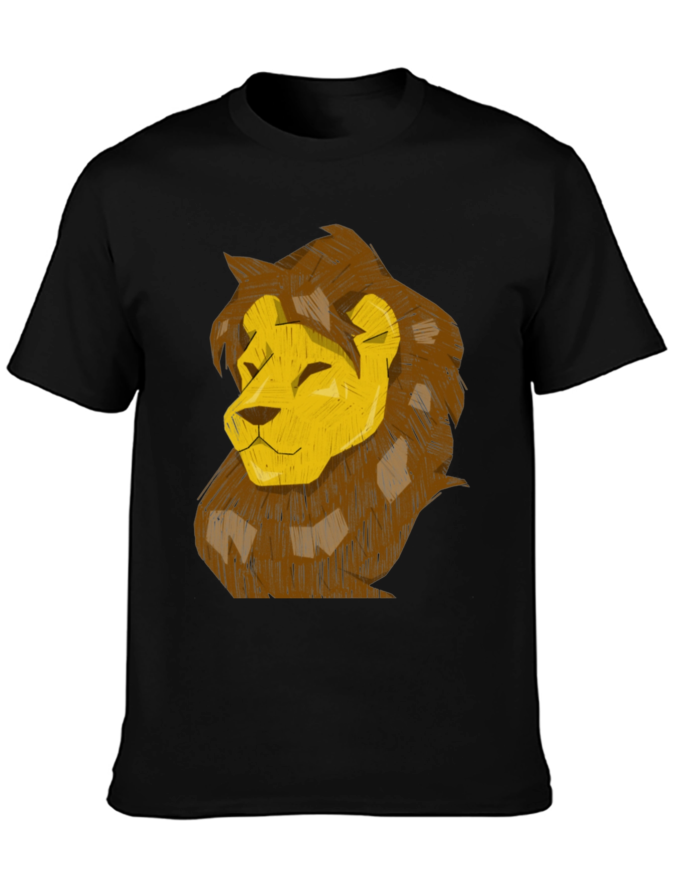 Lion Graphic Print T-Shirt - Stylish Casual Wear