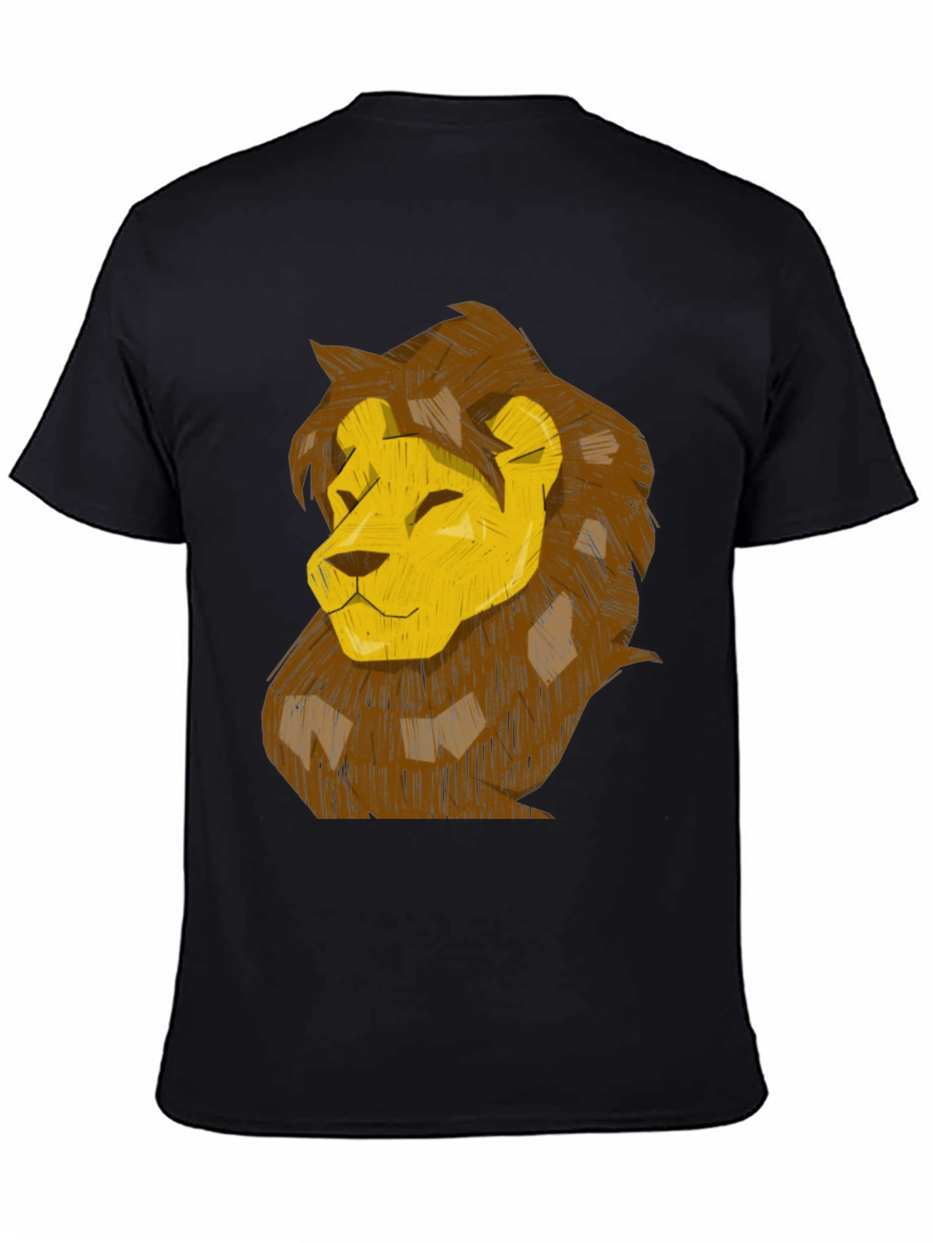 Lion Graphic Print T-Shirt - Stylish Casual Wear