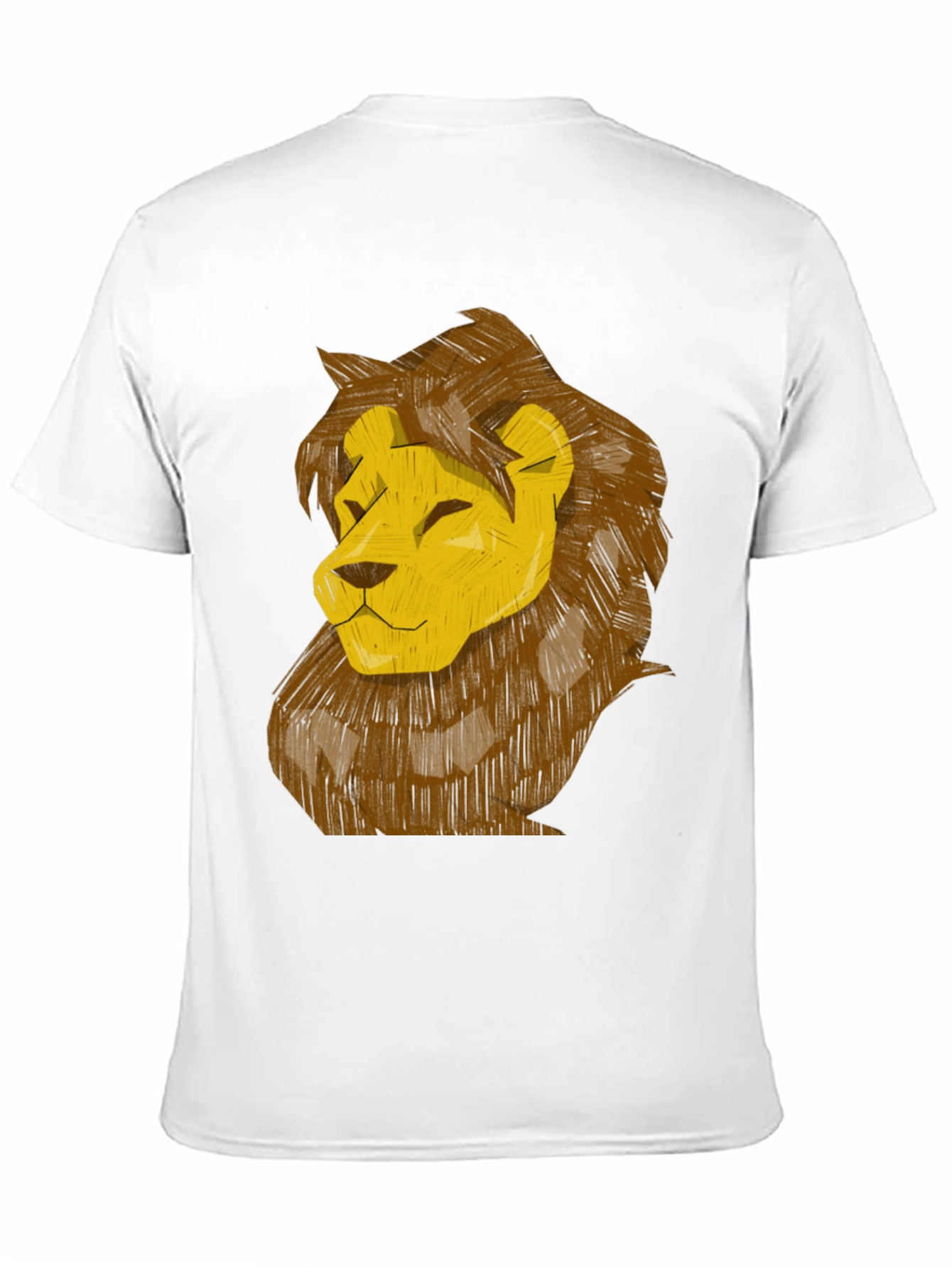 Lion Graphic Print T-Shirt - Stylish Casual Wear