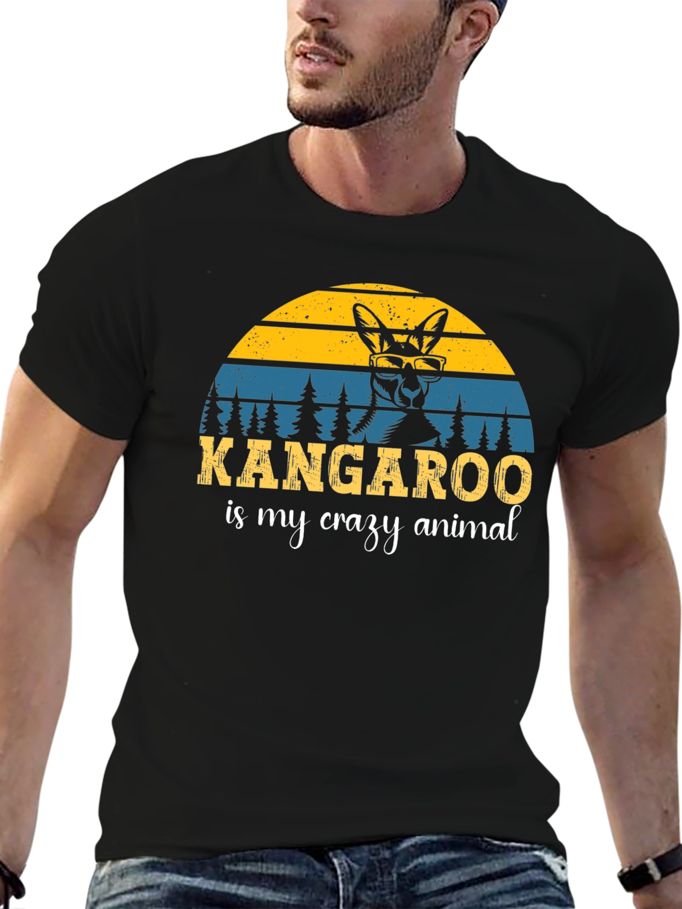 Kangaroo is My Crazy Animal T-Shirt