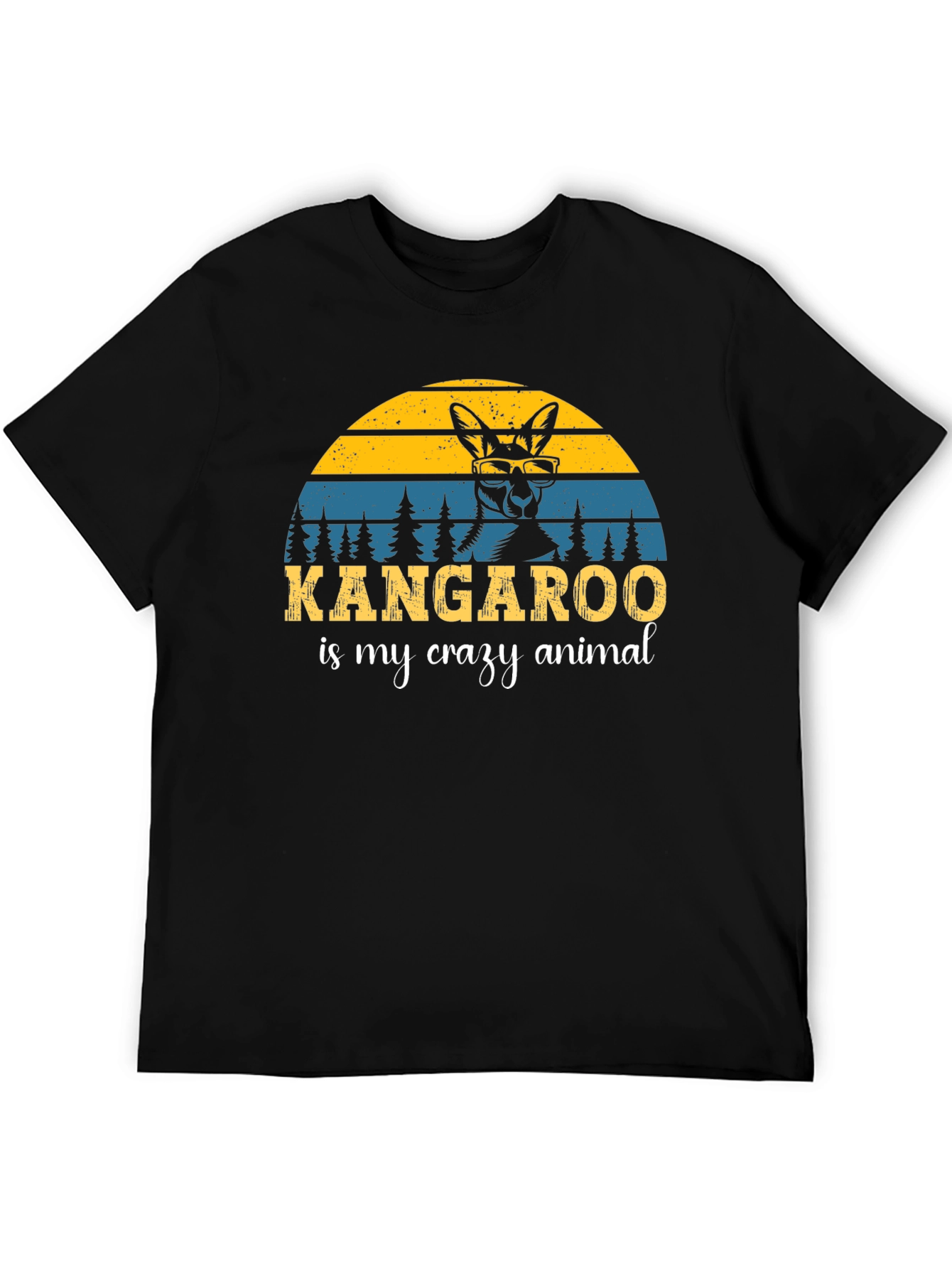 Kangaroo is My Crazy Animal T-Shirt
