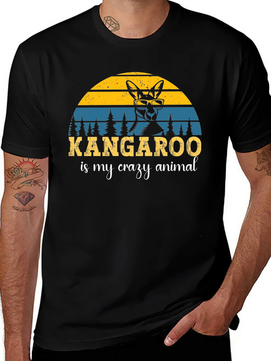 Kangaroo is My Crazy Animal T-Shirt