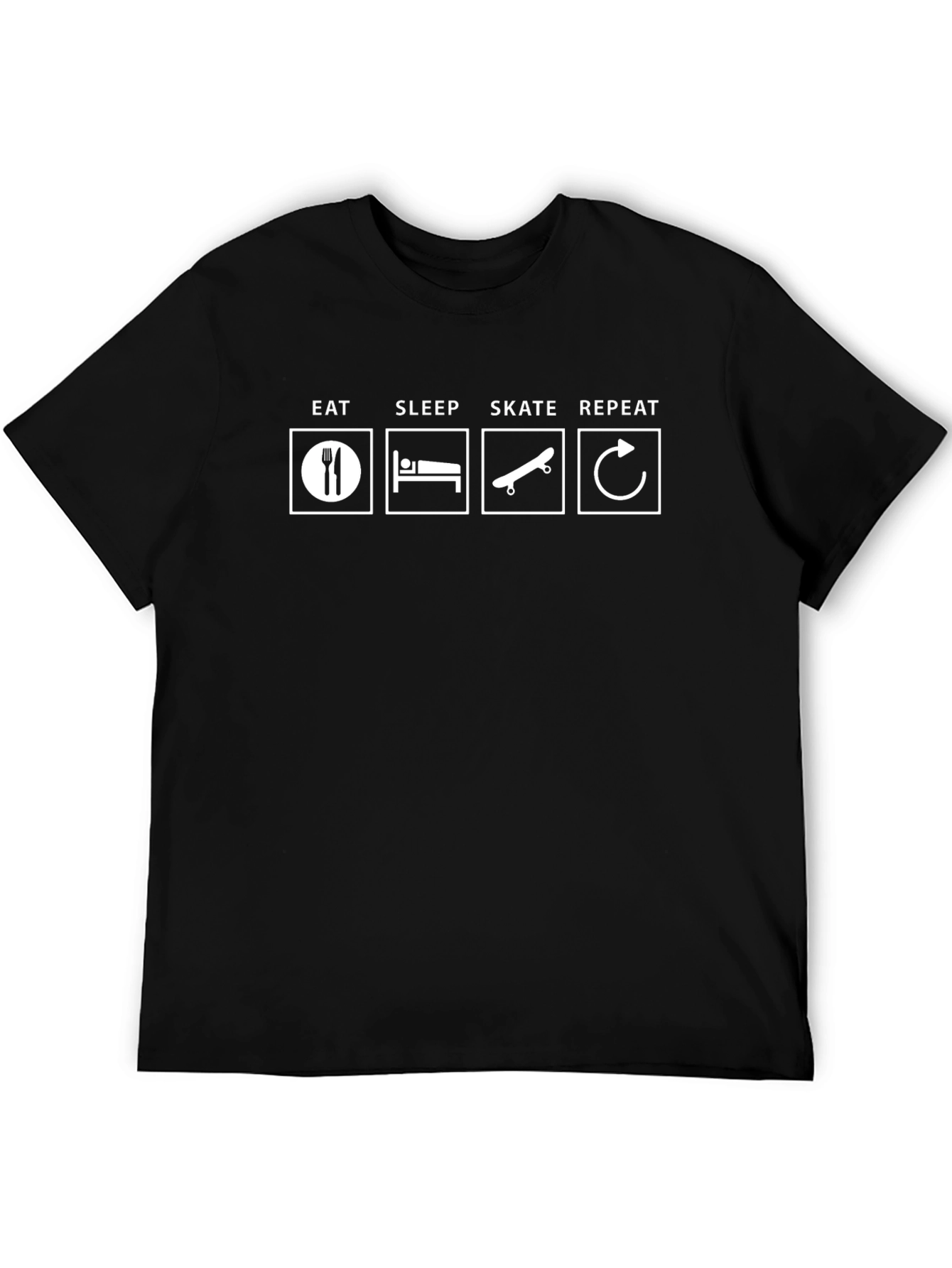 Eat Sleep Skate Repeat Graphic Tee